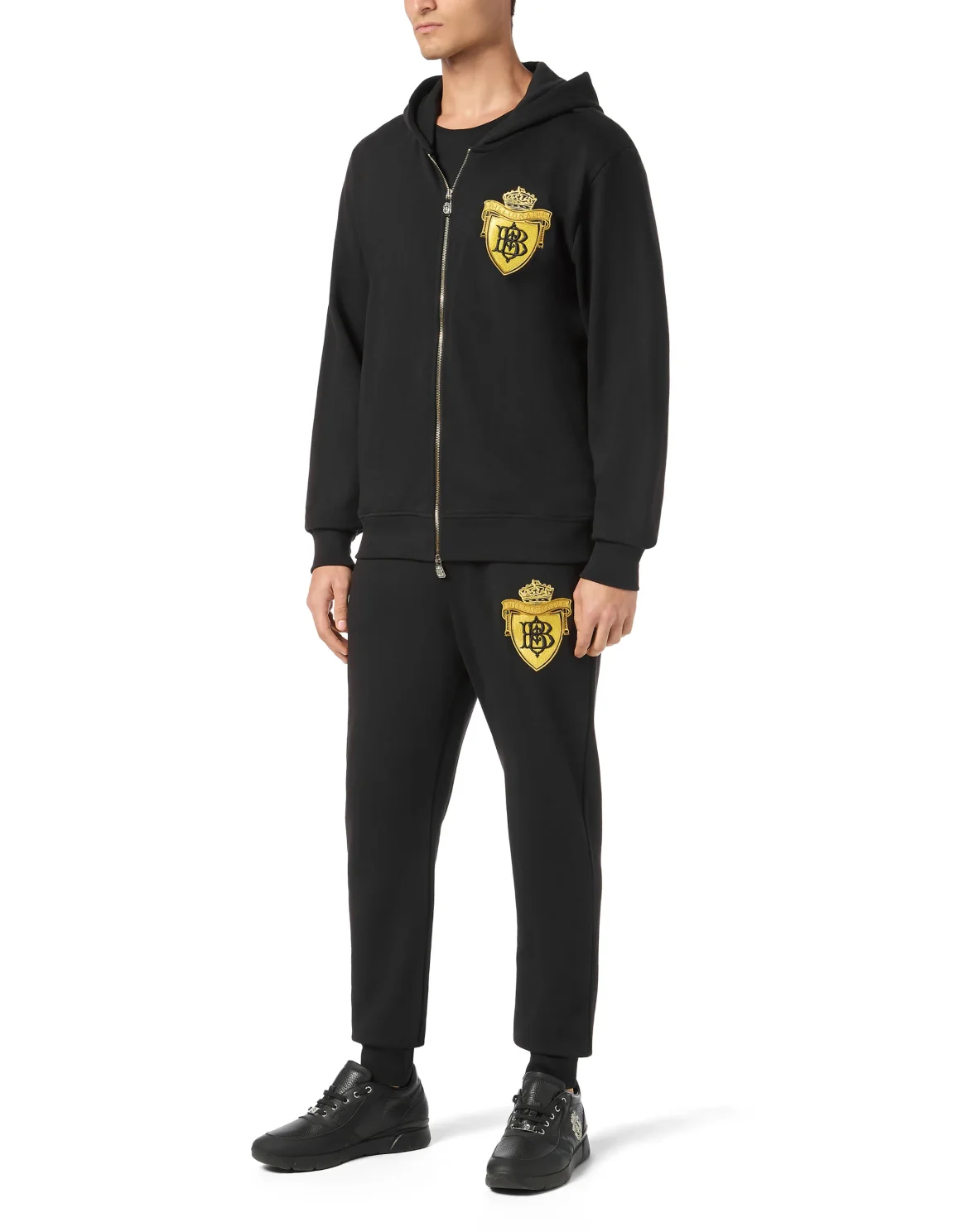 Jogging Set: Top/Trousers, цвет: Черный