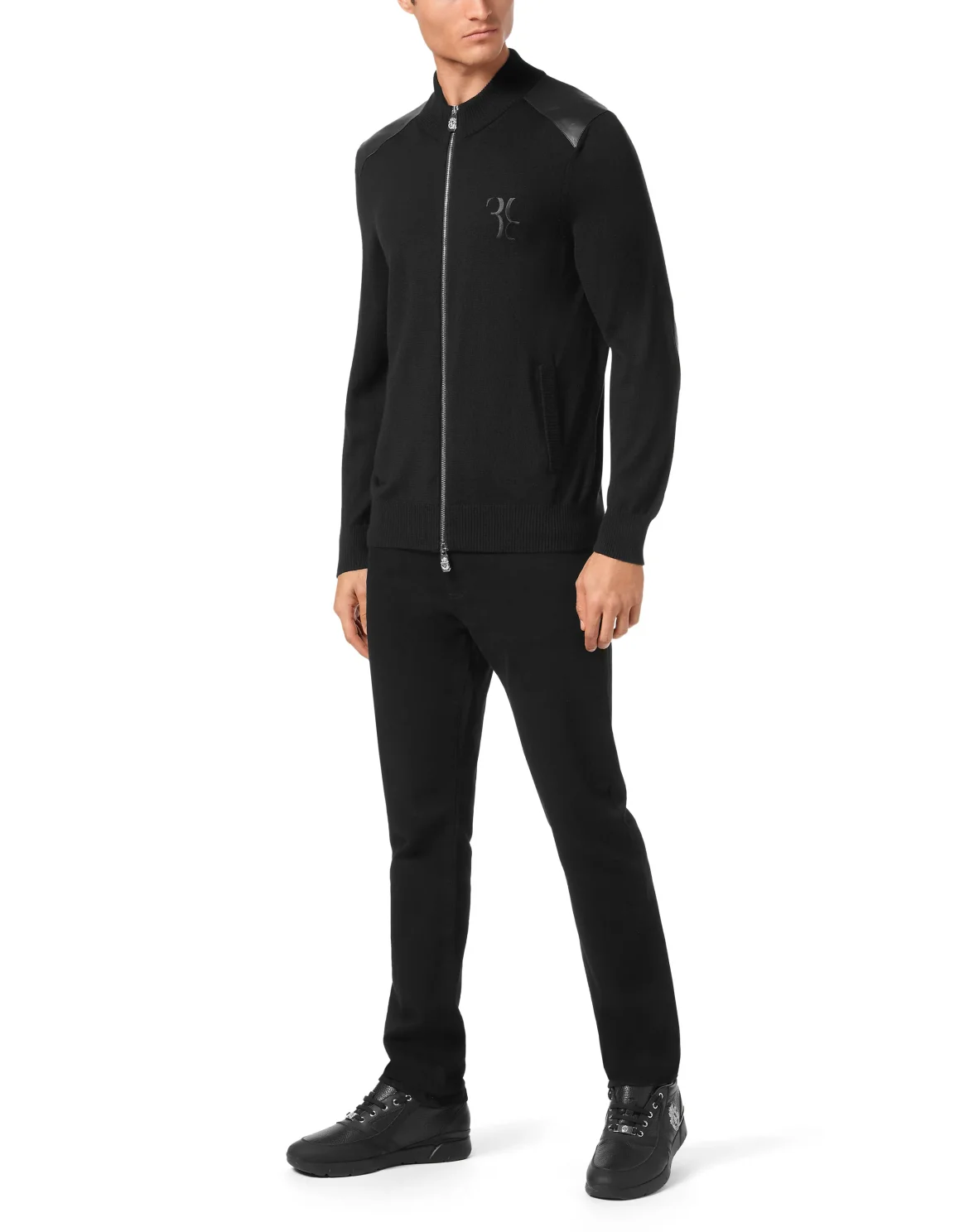 Silk/Wool Tracksuit, цвет: Черный