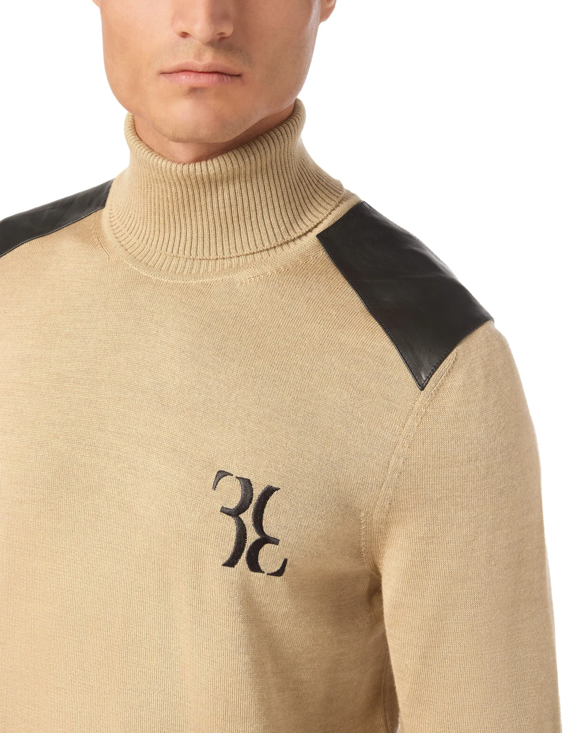 Silk/Wool Turtle Neck LS, цвет: Бежевый