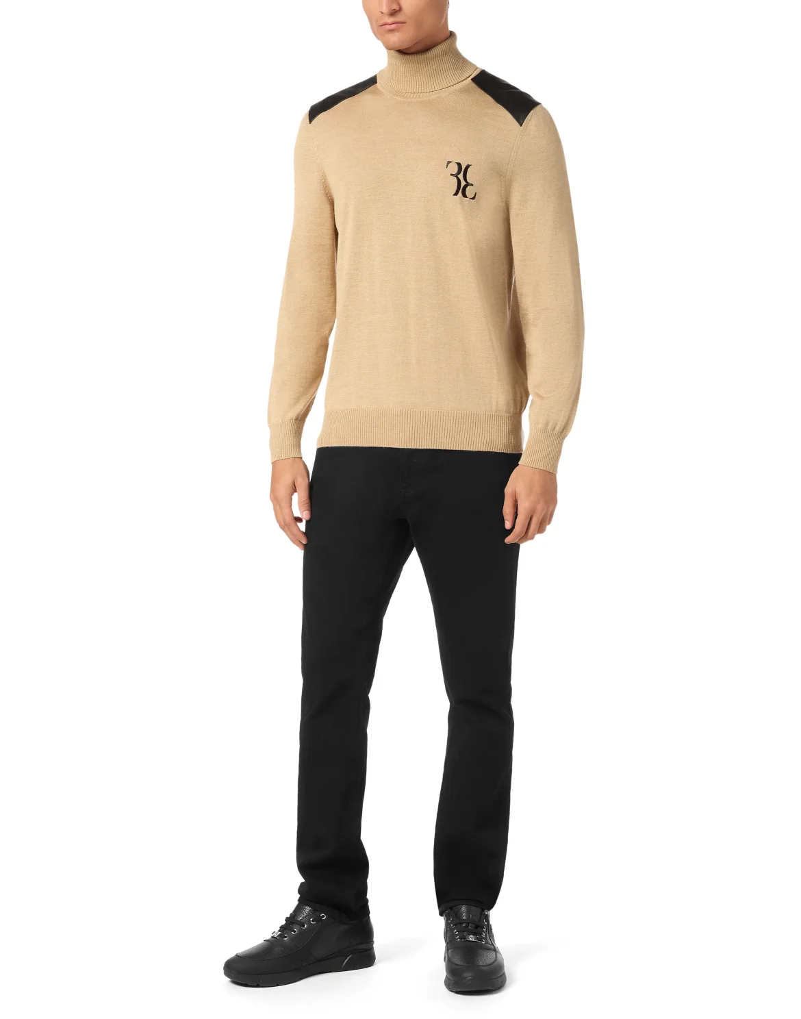 Silk/Wool Turtle Neck LS, цвет: Бежевый