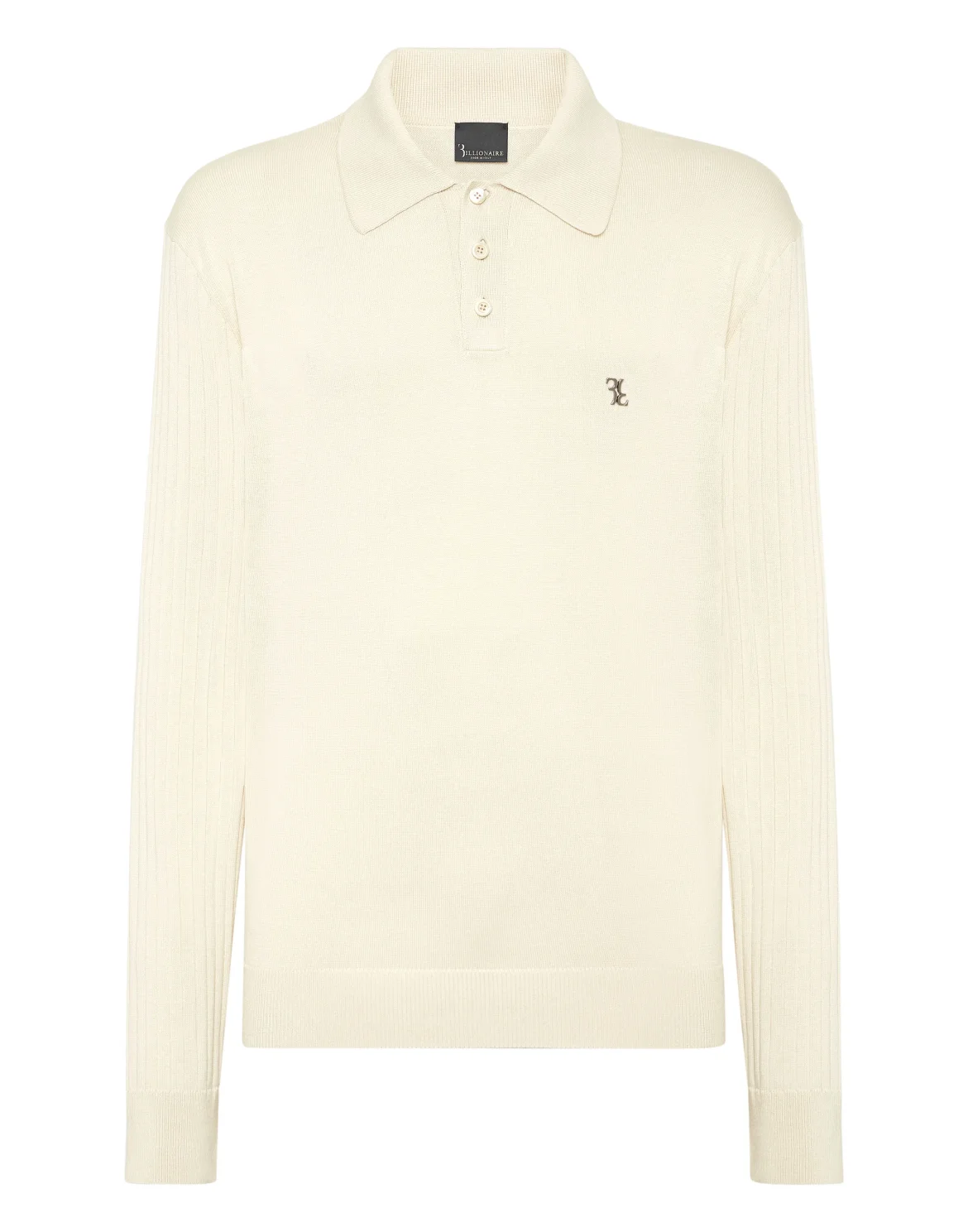Knitted Pullover Polo-Neck LS, цвет: Бежевый