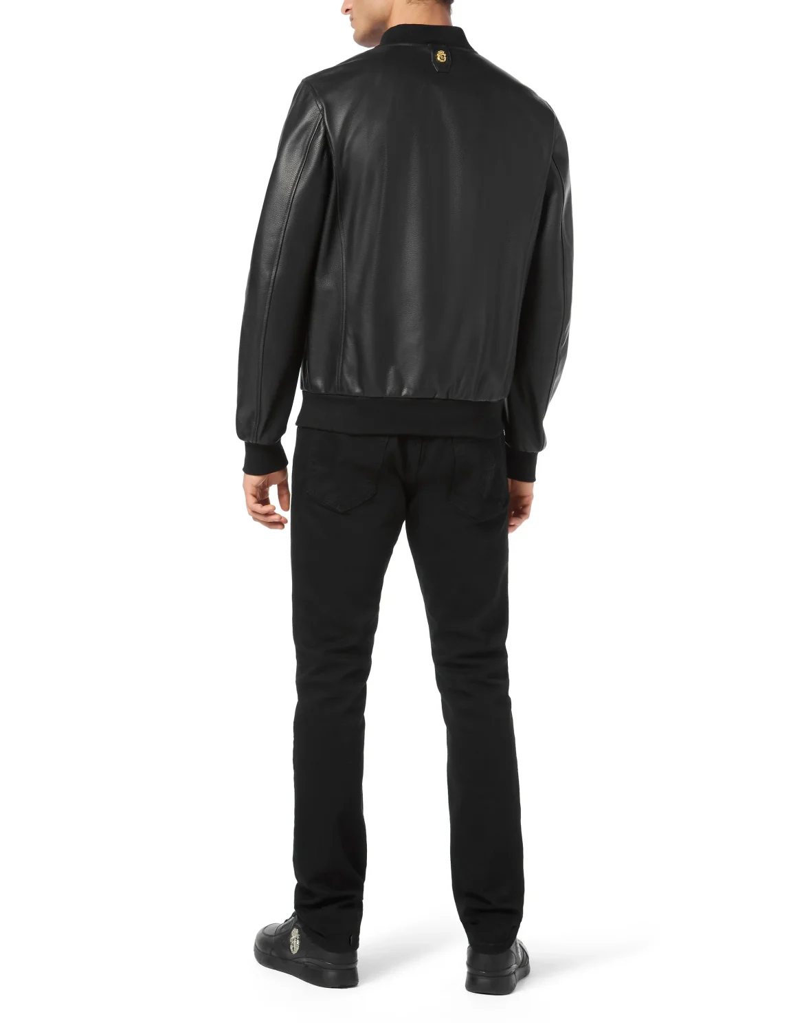 Nappa Leather Bomber LS, цвет: Черный