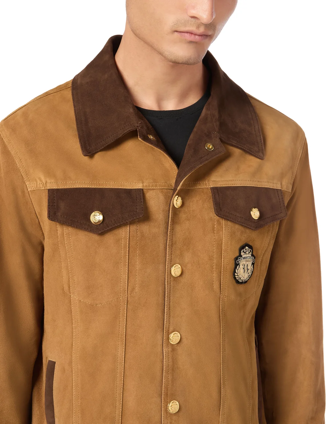 Suede Jacket LS, цвет: Коричневый