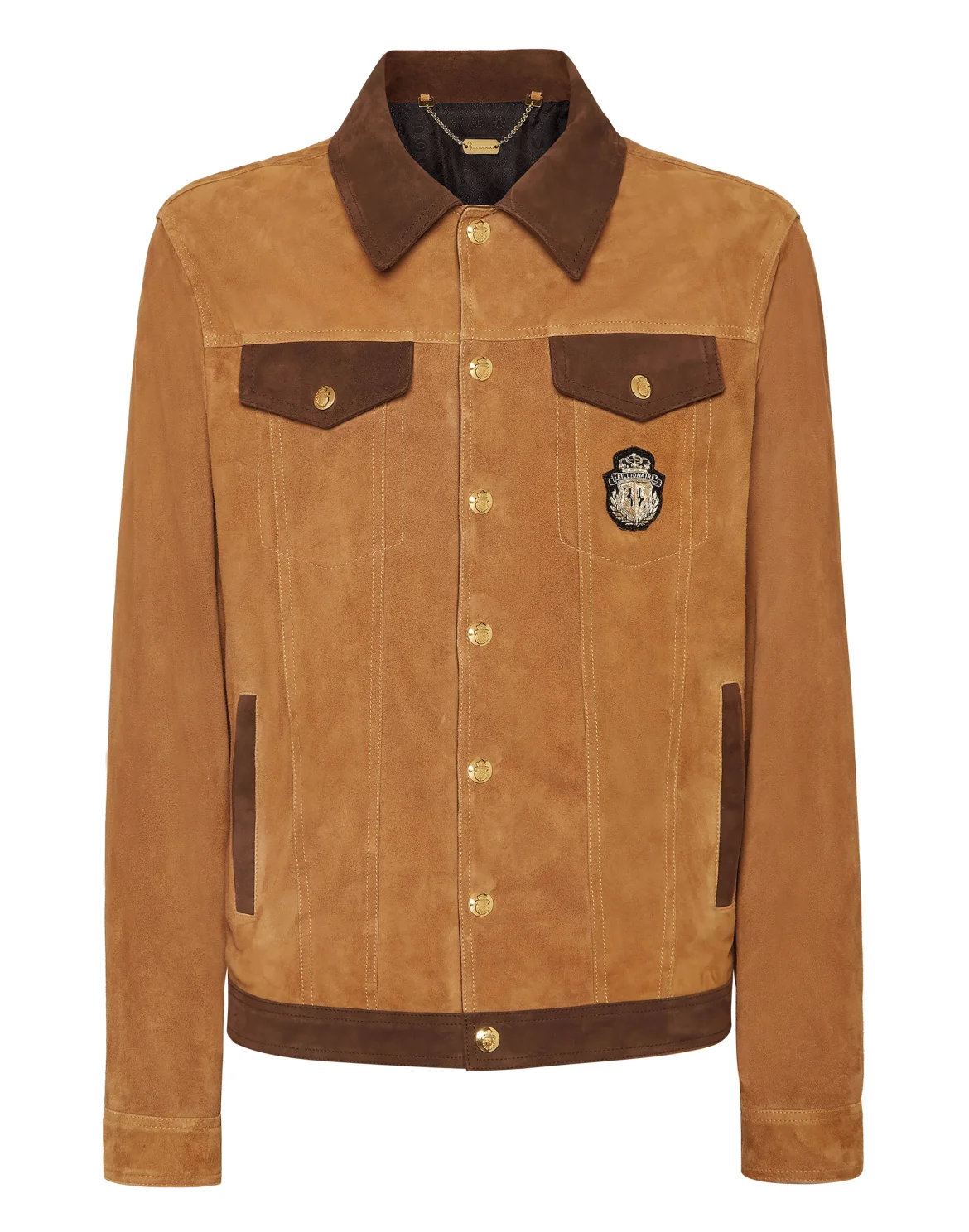 Suede Jacket LS, цвет: Коричневый