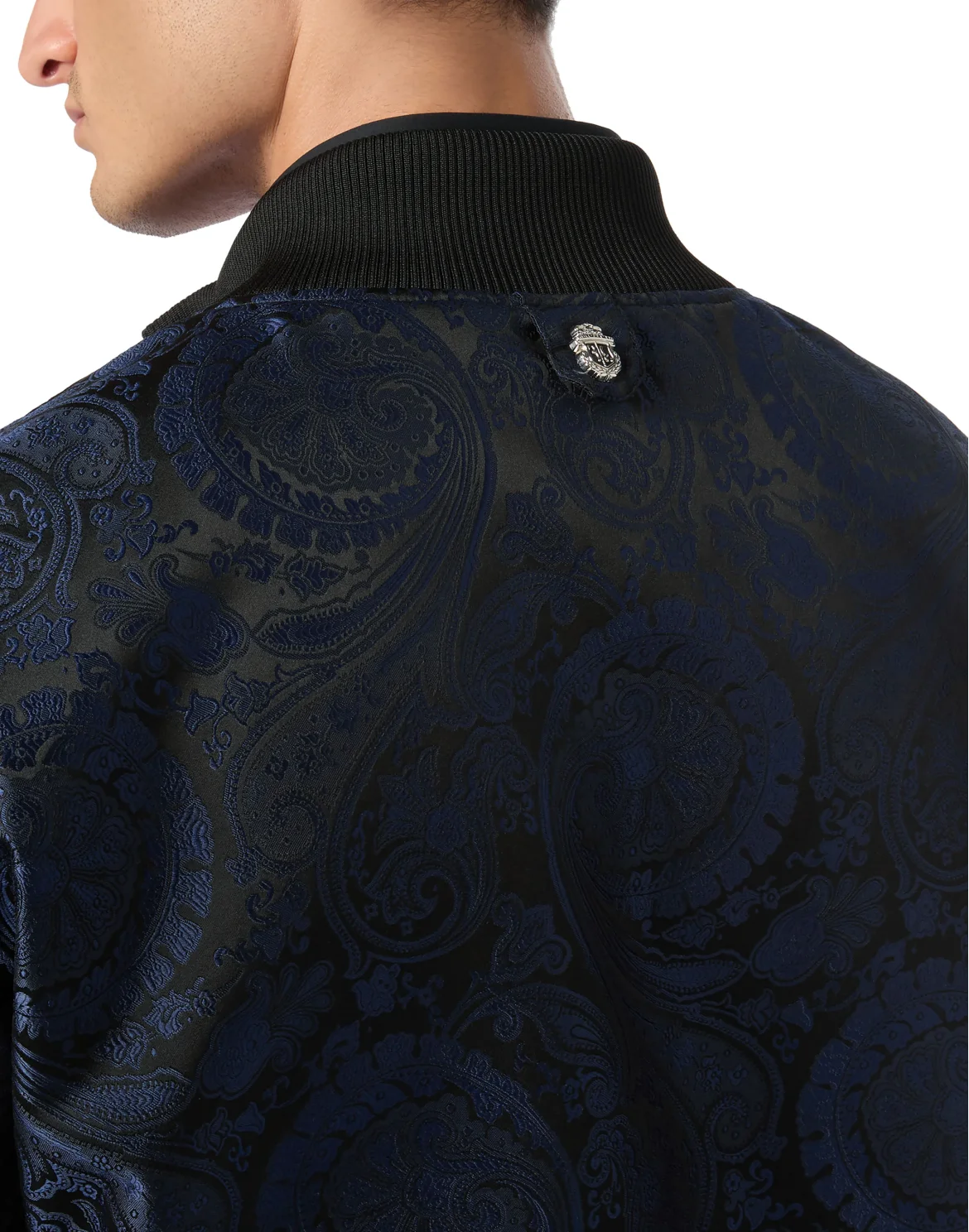 Jacquard Bomber LS, цвет: Синий