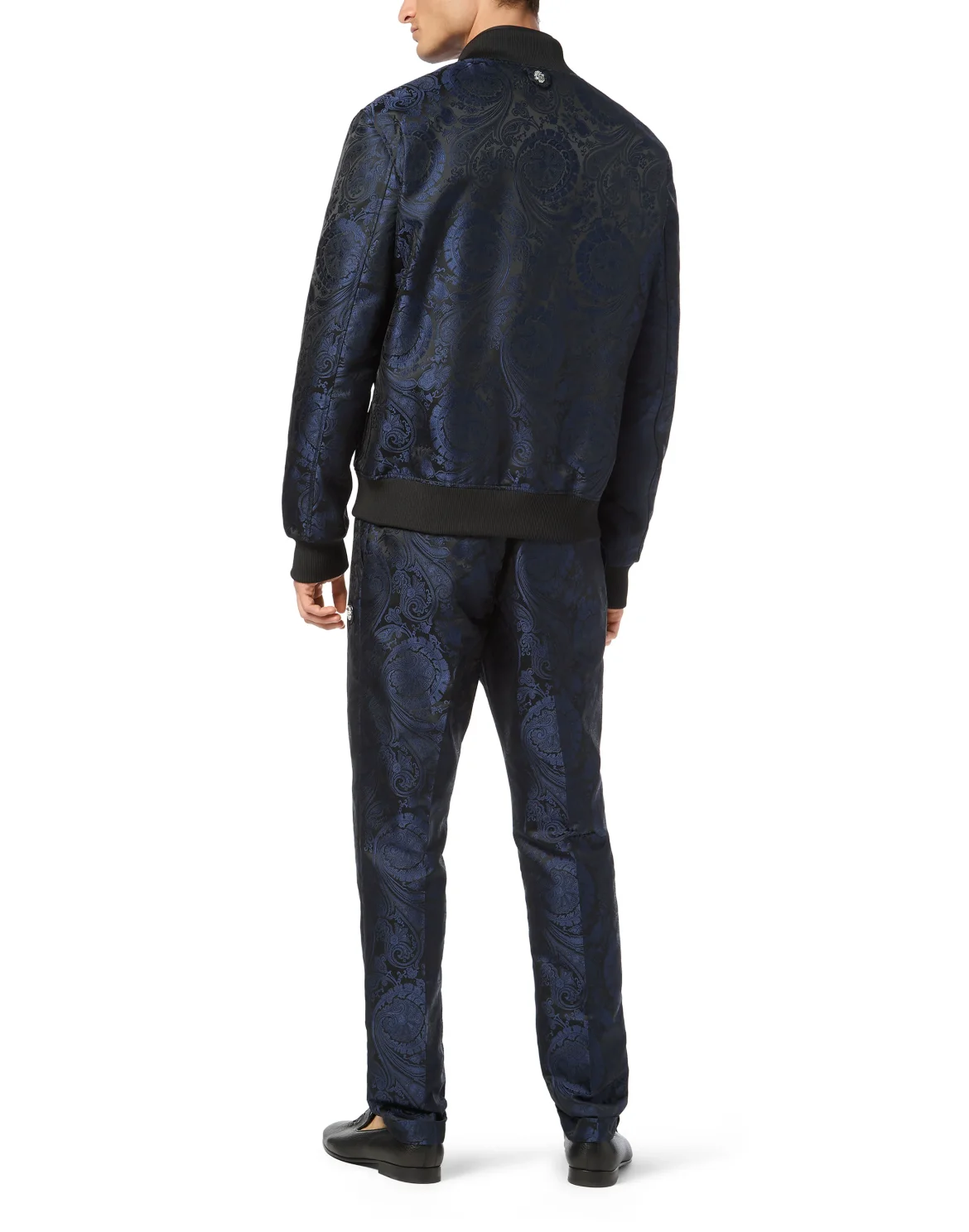 Jacquard Bomber LS, цвет: Синий