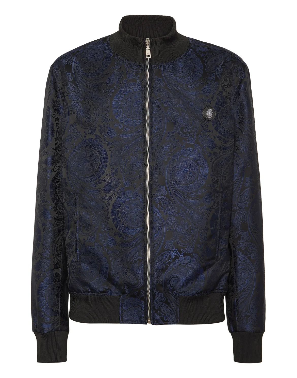 Jacquard Bomber LS, цвет: Синий