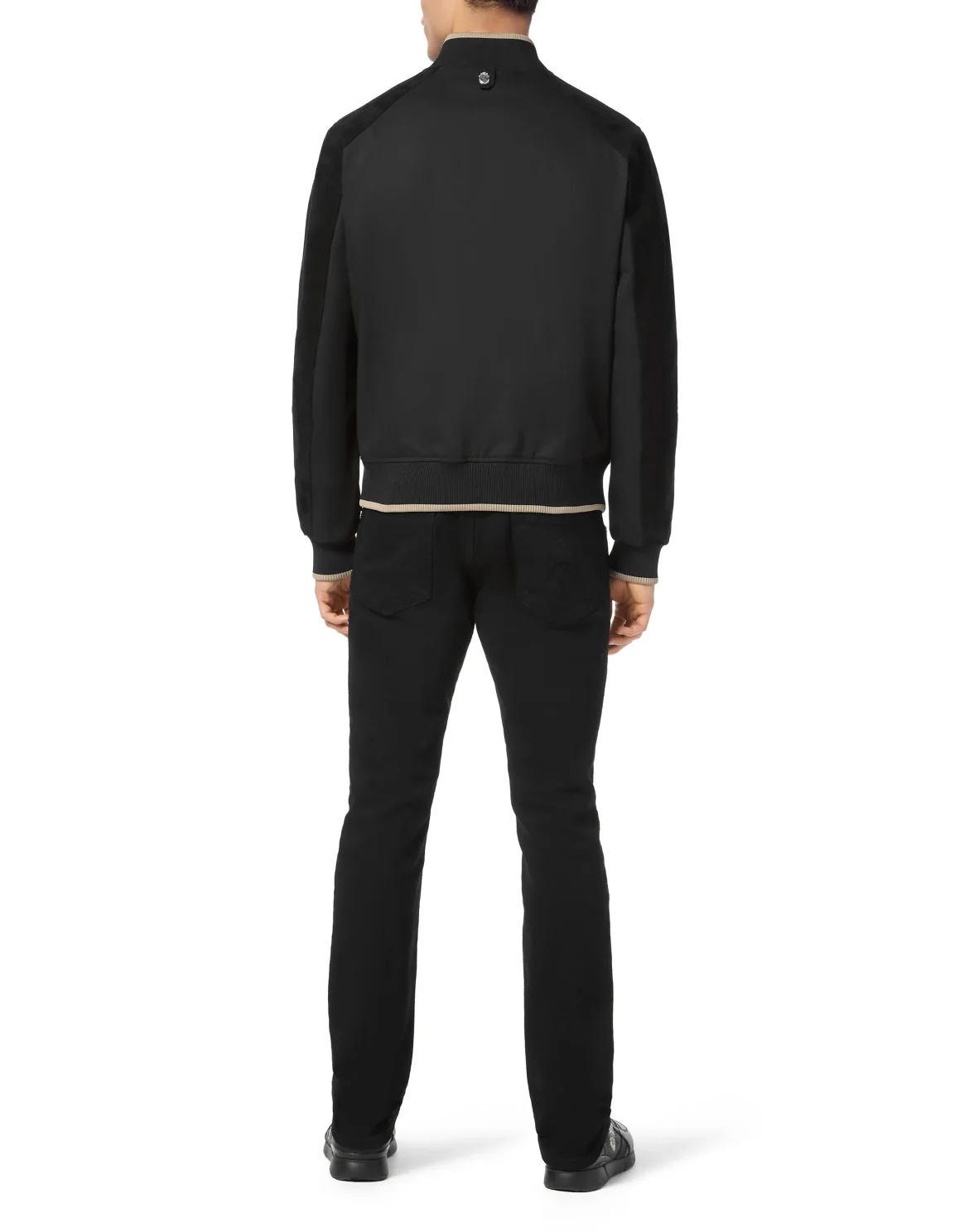Cotton/Suede Jacket LS, цвет: Черный
