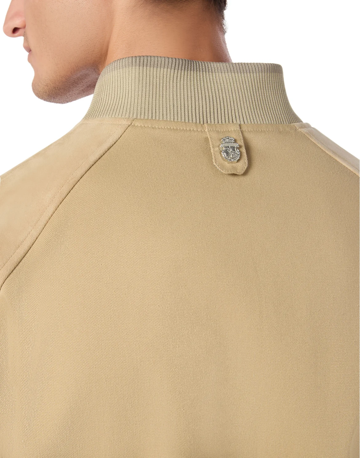 Cotton/Suede Jacket LS, цвет: Бежевый