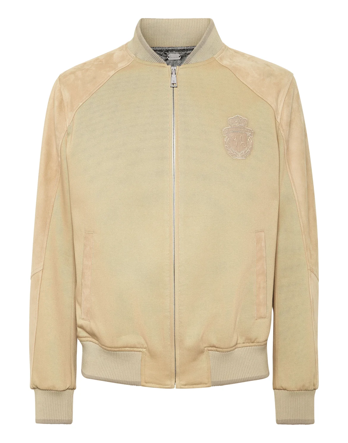Cotton/Suede Jacket LS, цвет: Бежевый