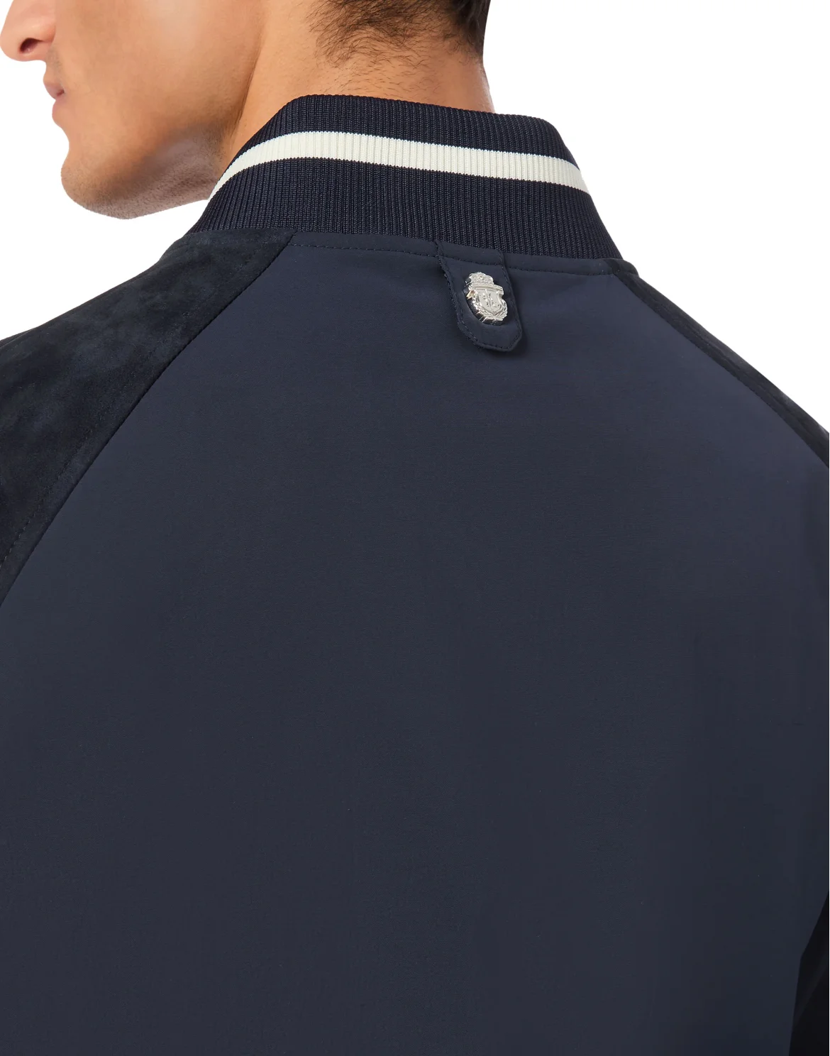 Cotton/Suede Jacket LS, цвет: Синий