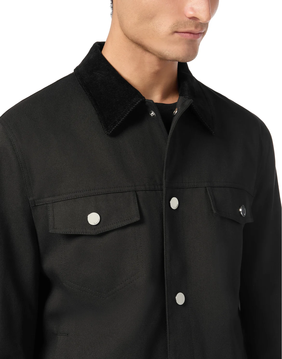 Cotton Jacket LS, цвет: Черный
