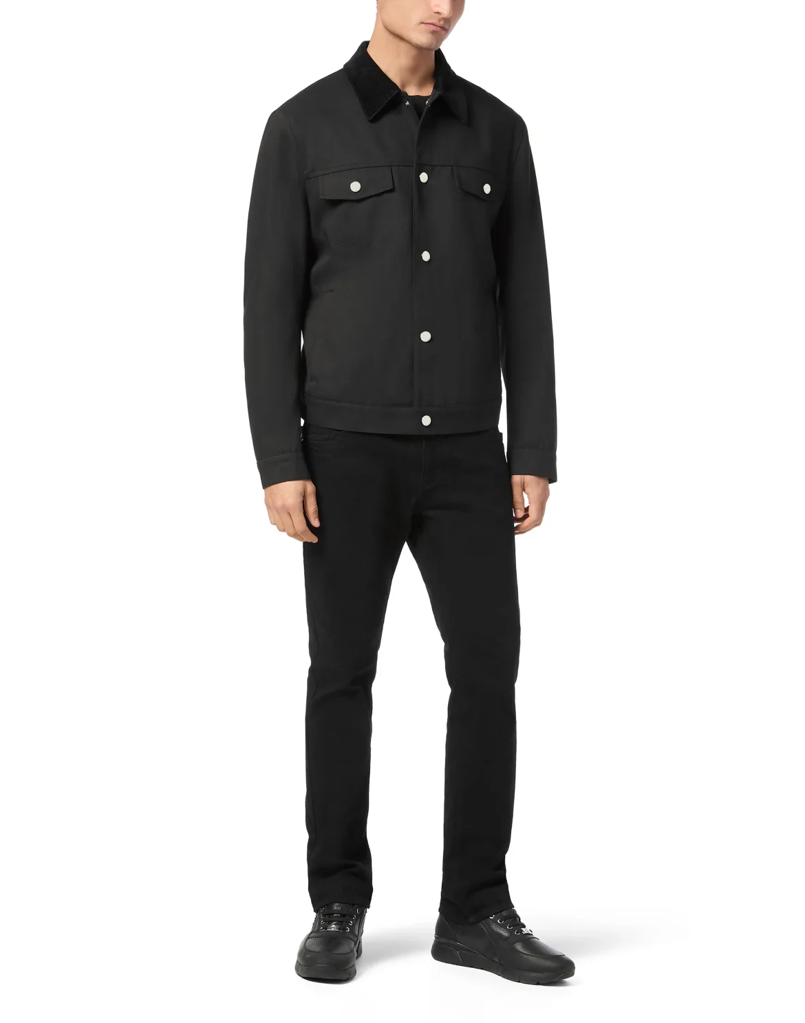 Cotton Jacket LS, цвет: Черный