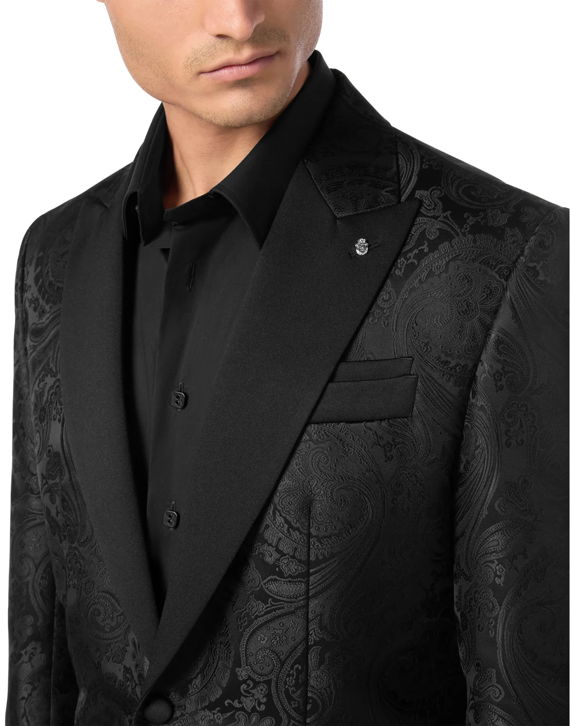 Jacquard Blazer LS, цвет: Черный