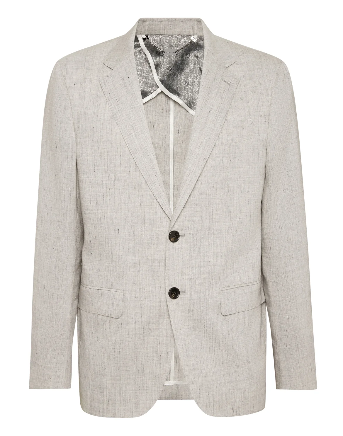 Linen Blazer LS, цвет: Серый