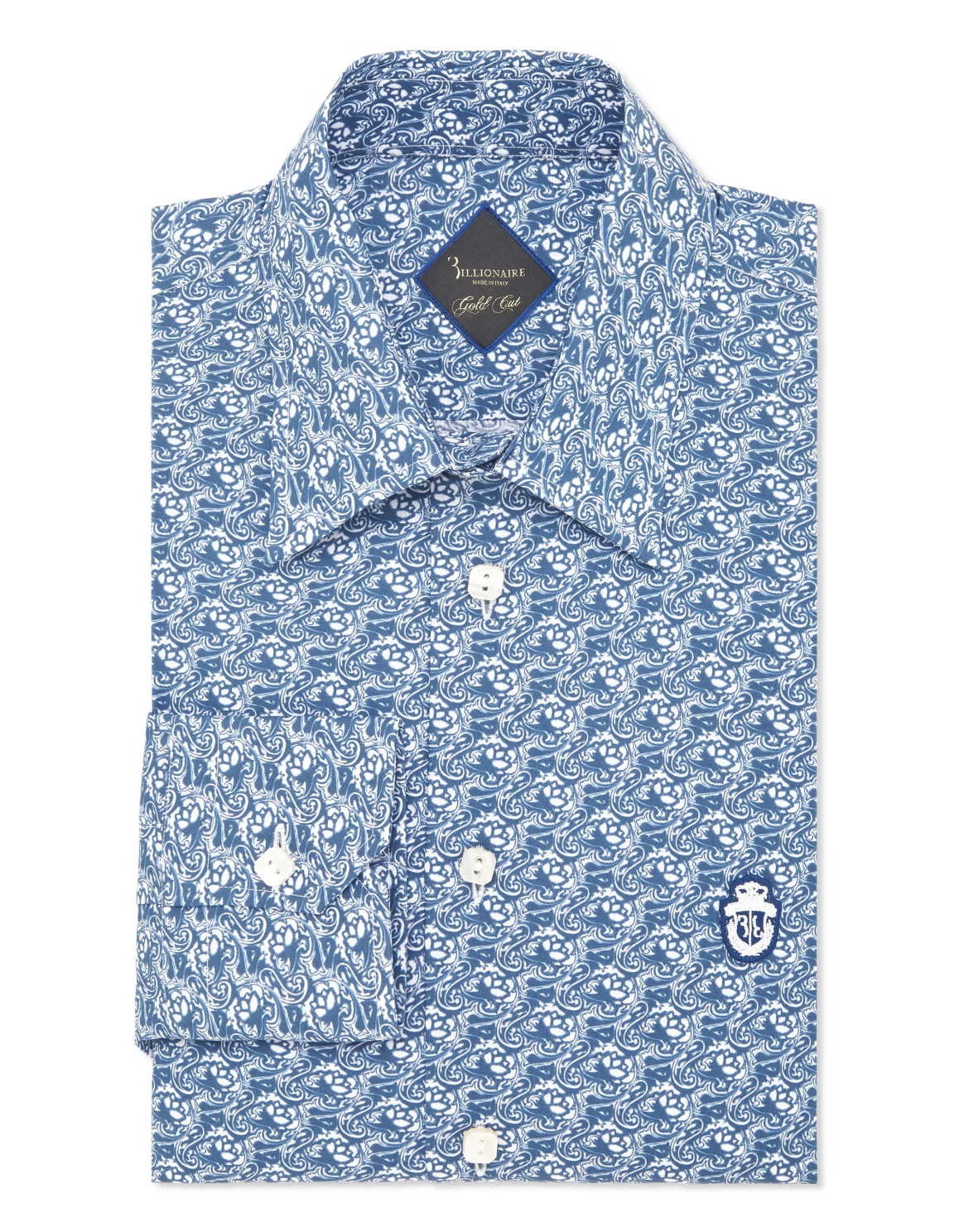 Shirt Gold Cut LS, цвет: Синий