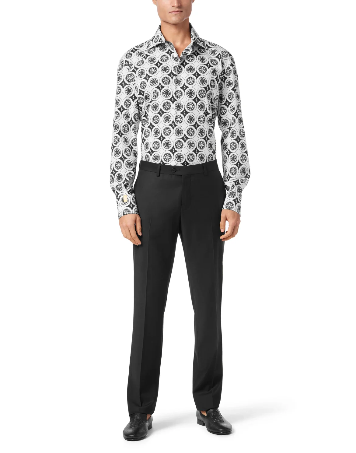 Shirt Gold Cut LS, цвет: Черный