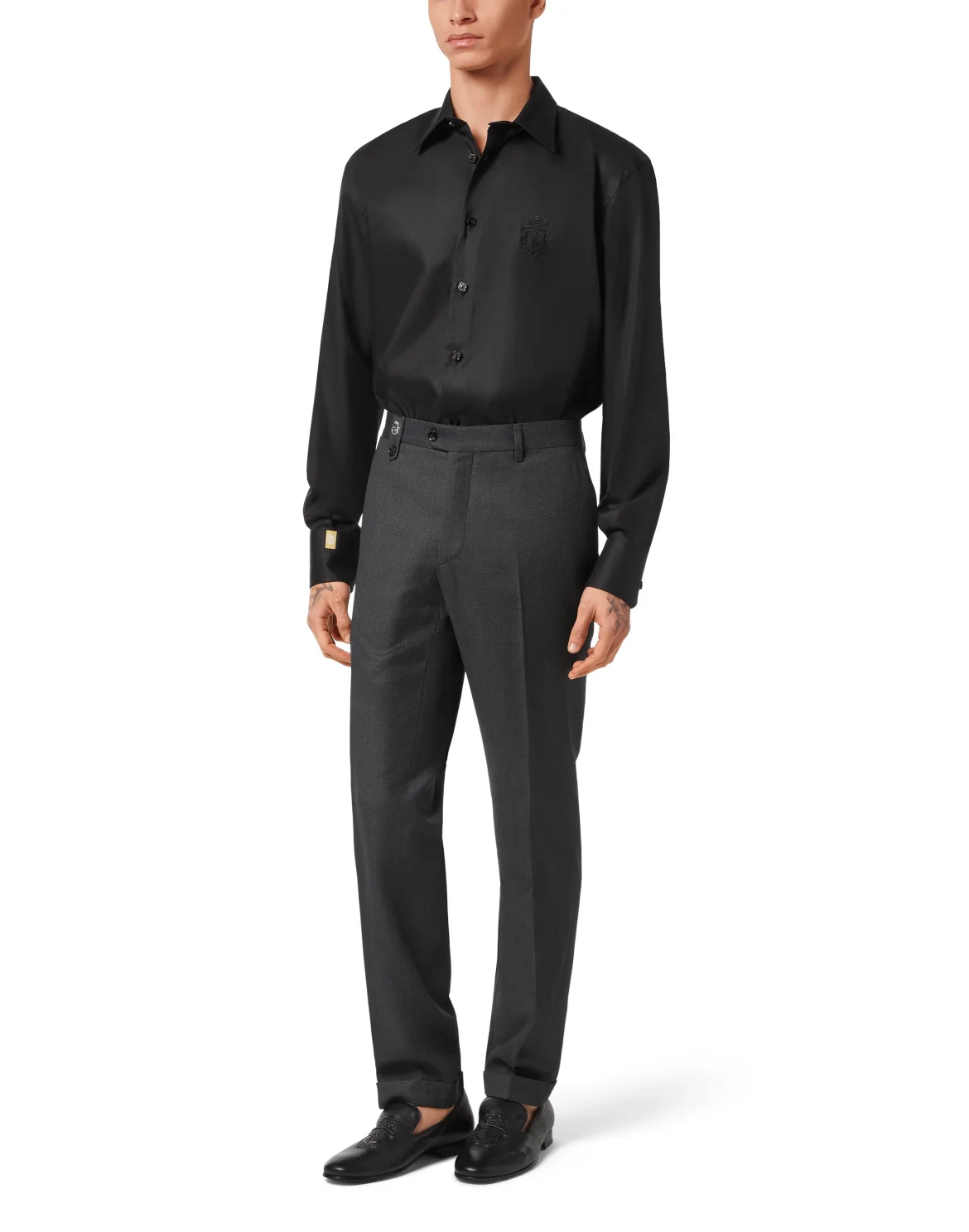 Trousers Chinos Fit, цвет: Черный