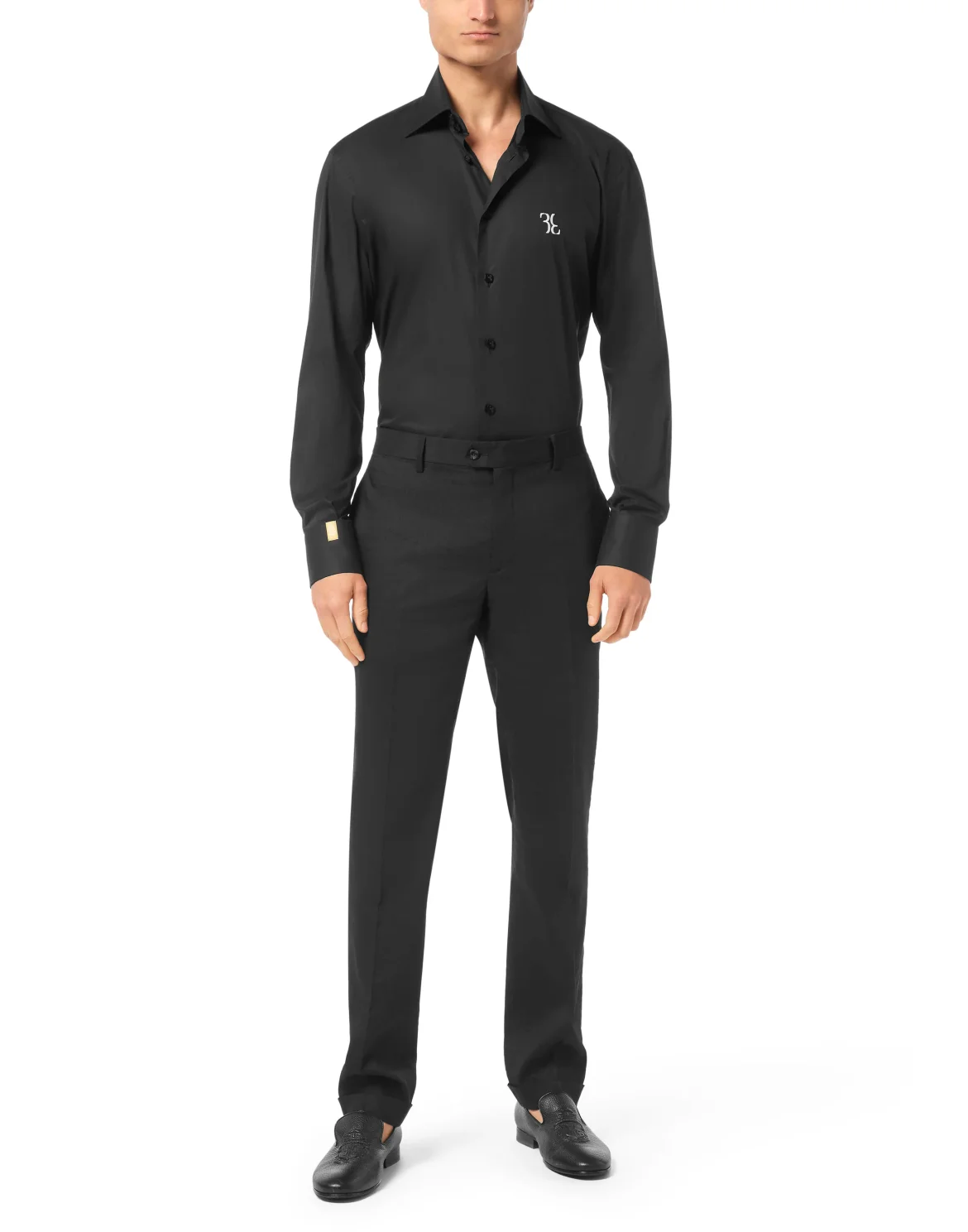 Linen Trousers Tailored Fit, цвет: Черный