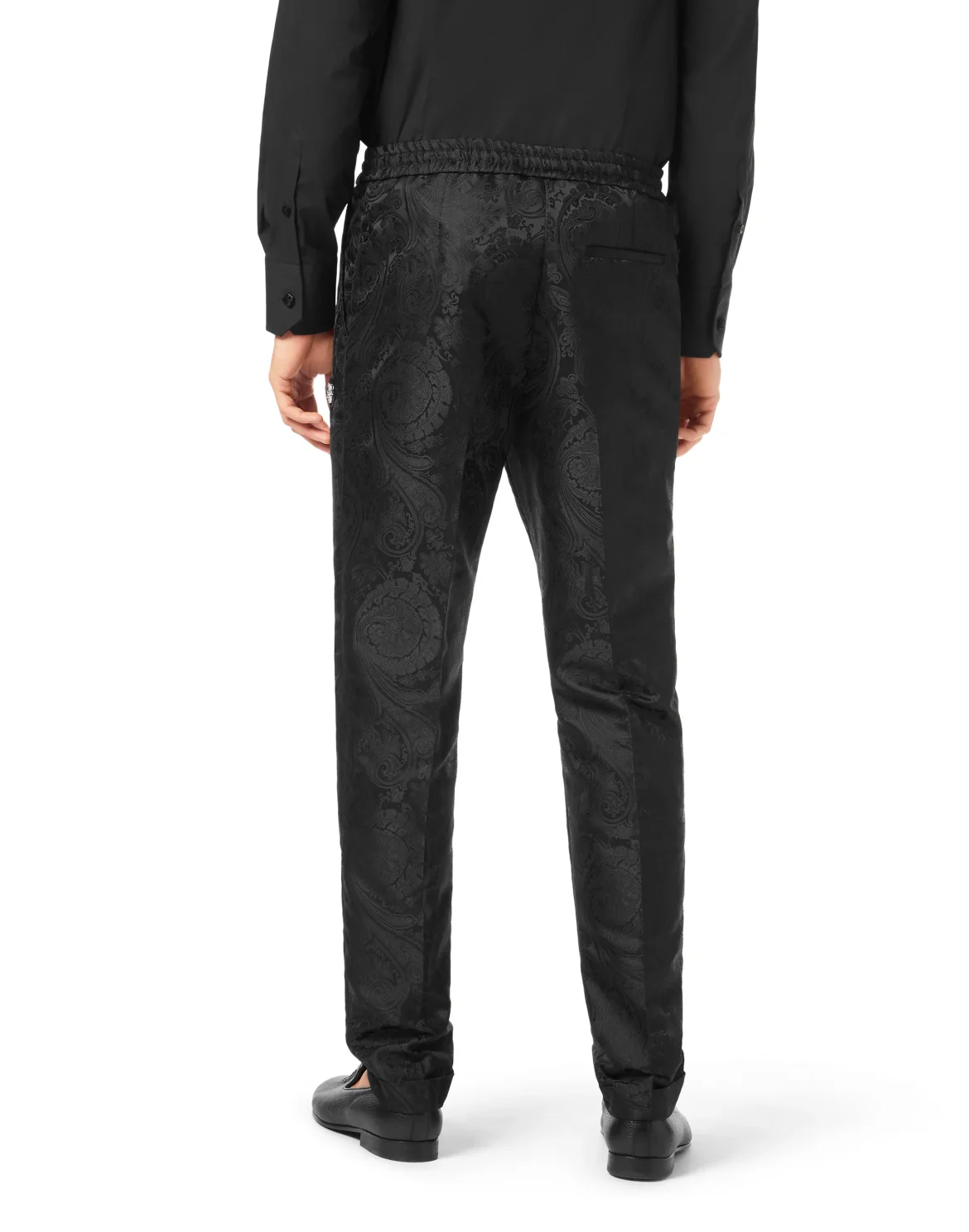 Jacquard Trousers, цвет: Черный