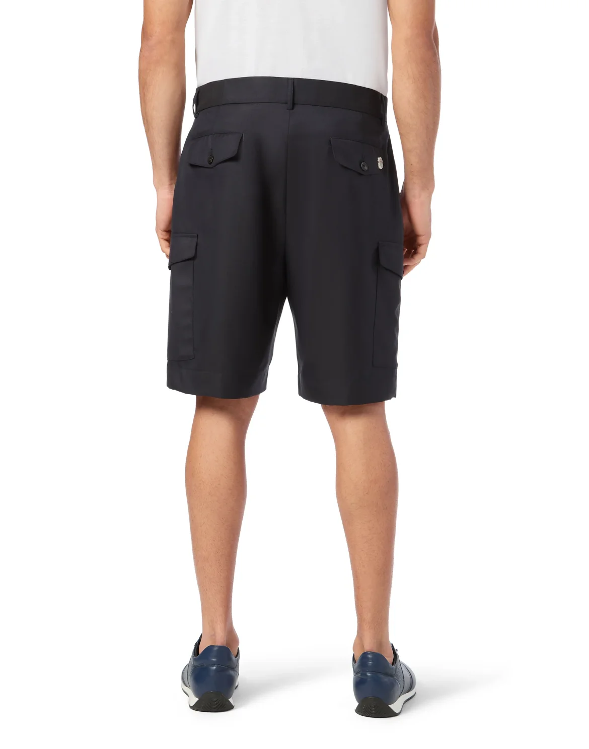 Wool Cargo Shorts, цвет: Синий