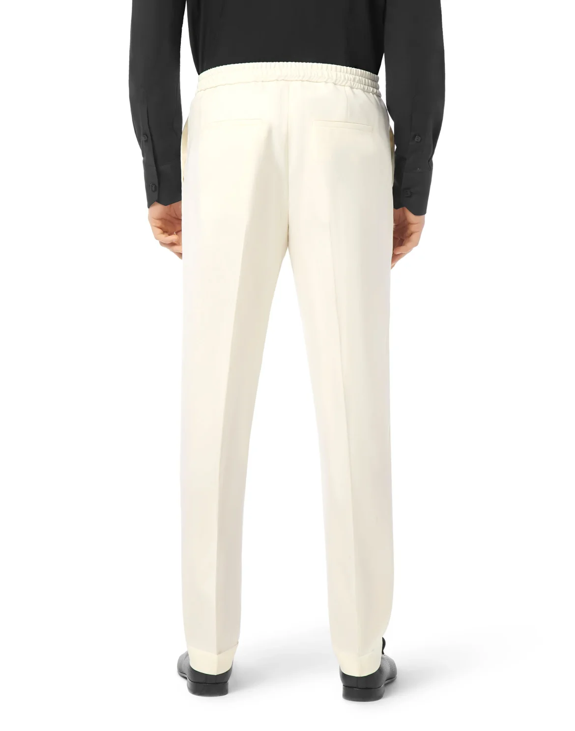 Wool Trousers Chinos Fit, цвет: Бежевый