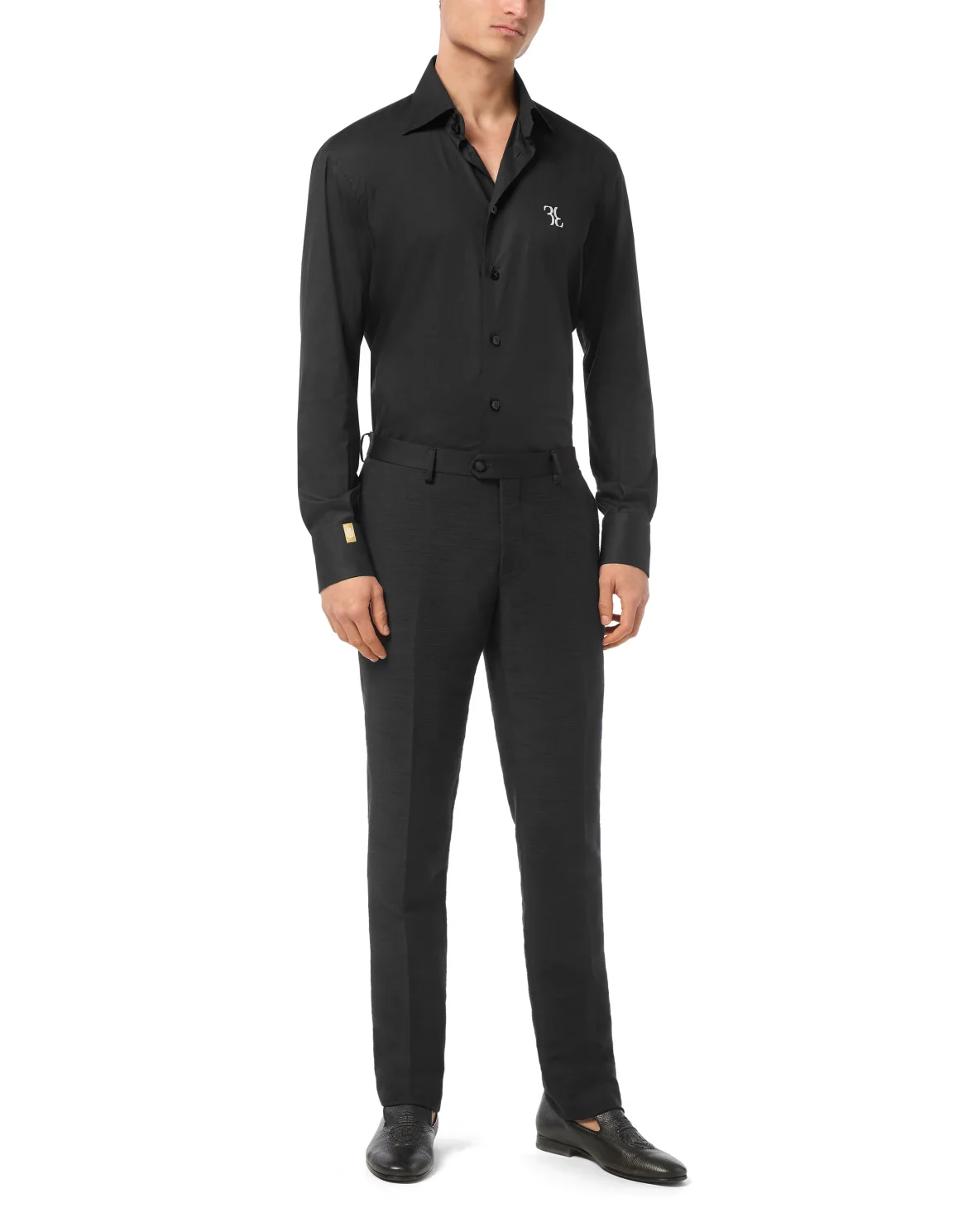 Trousers Tailored Fit, цвет: Черный