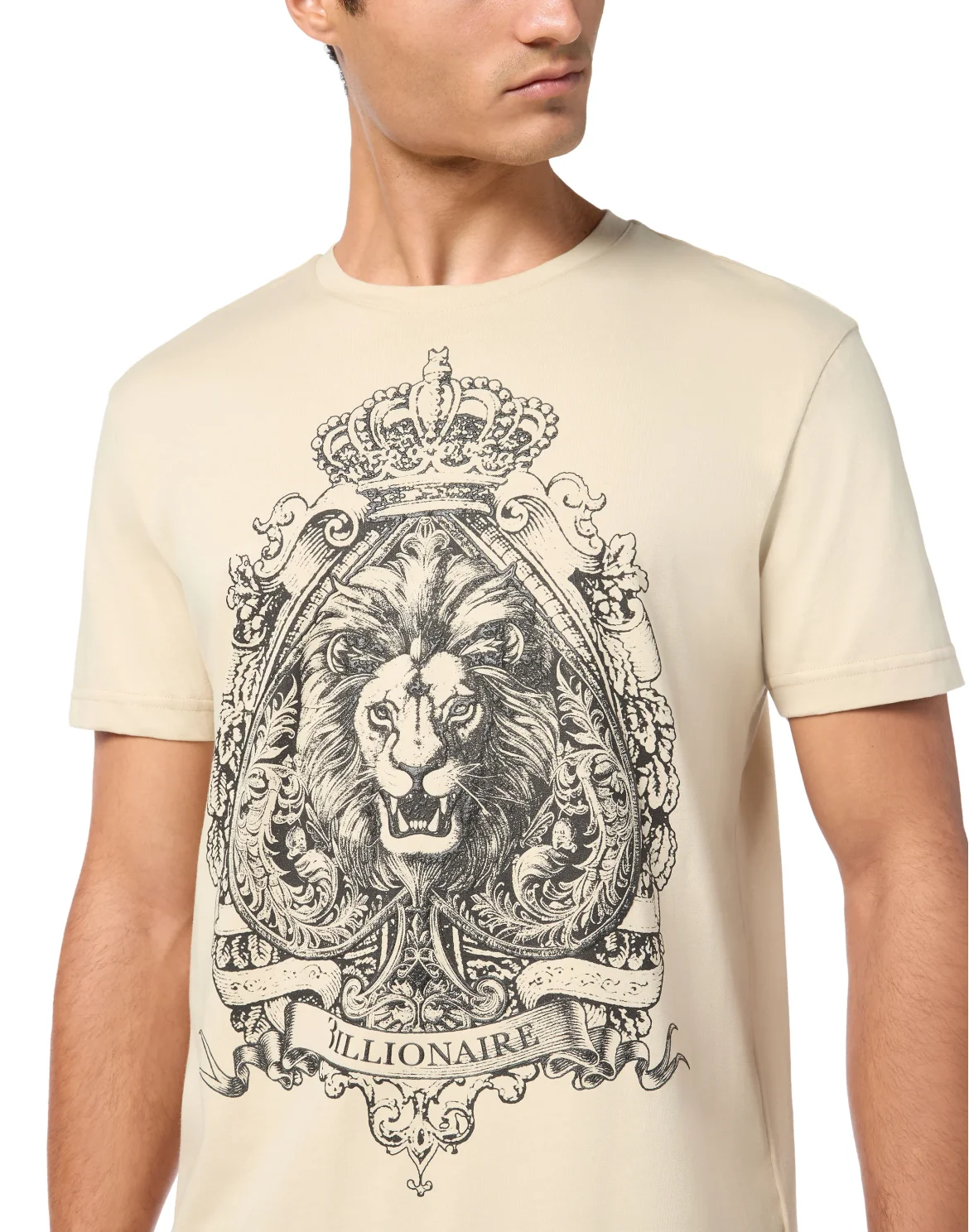 T-shirt Round Neck SS, цвет: Бежевый
