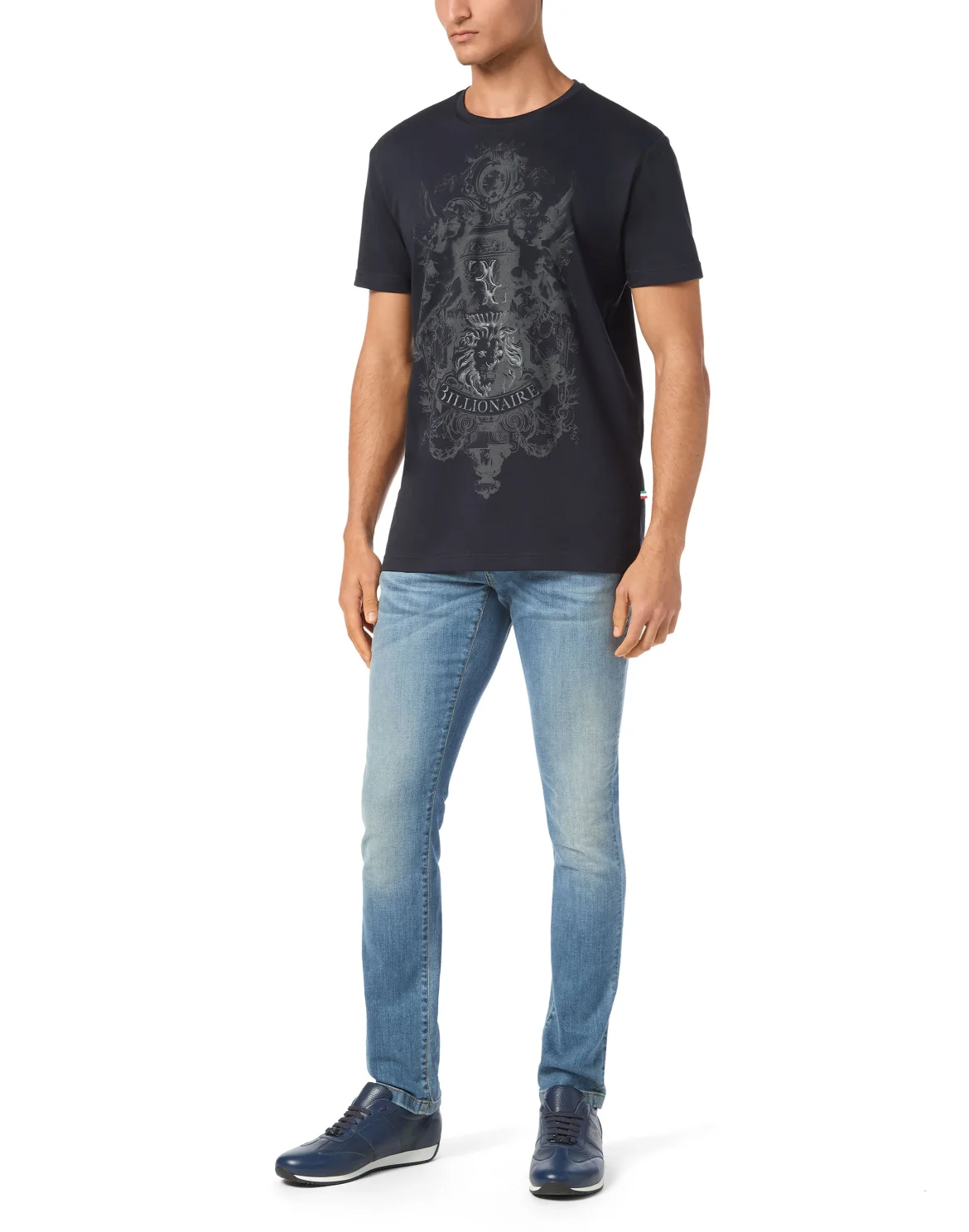 T-shirt Round Neck SS, цвет: Синий