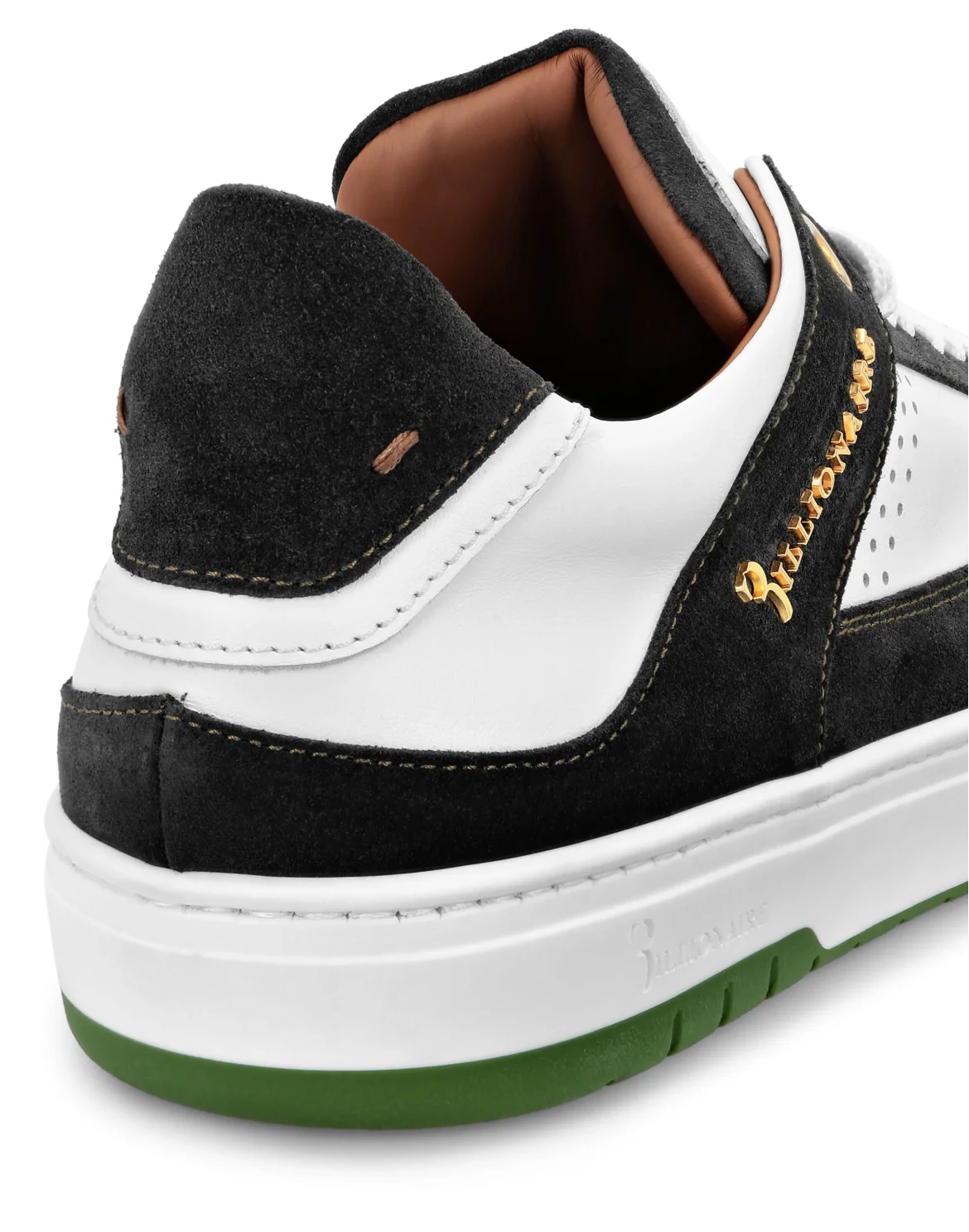 Nappa/Suede Lo-Top Sneakers, цвет: Белый