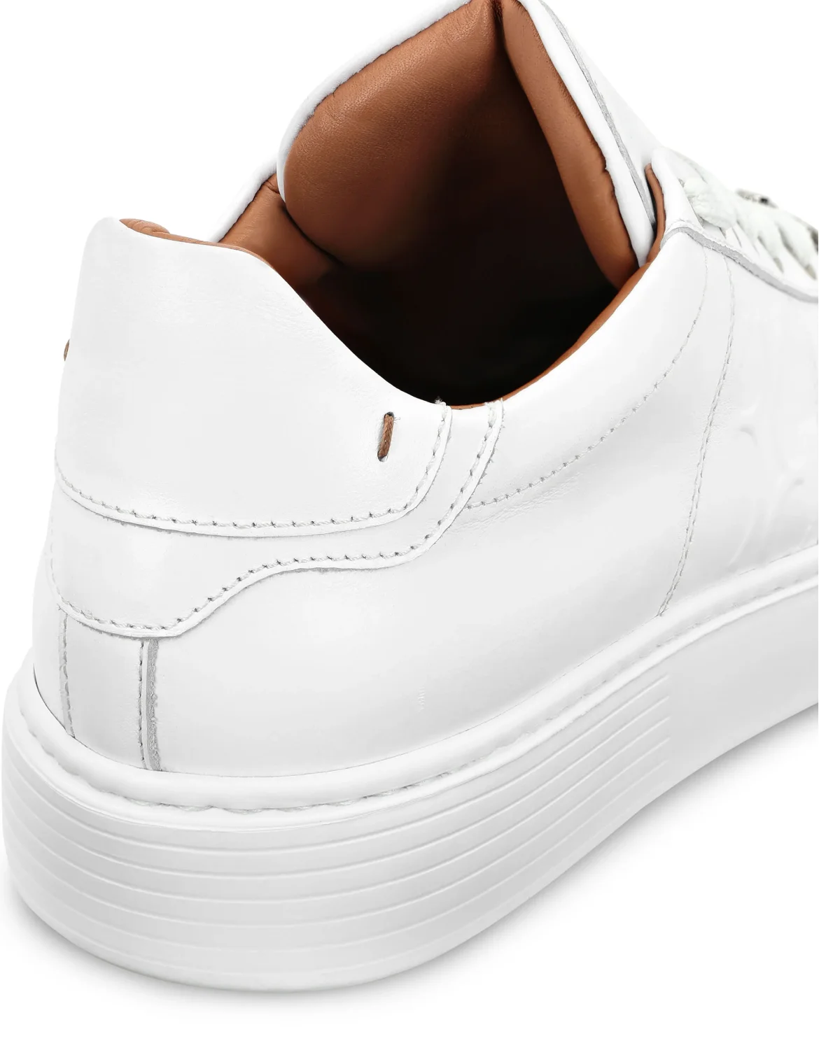 Nappa Lo-Top Sneakers, цвет: Белый