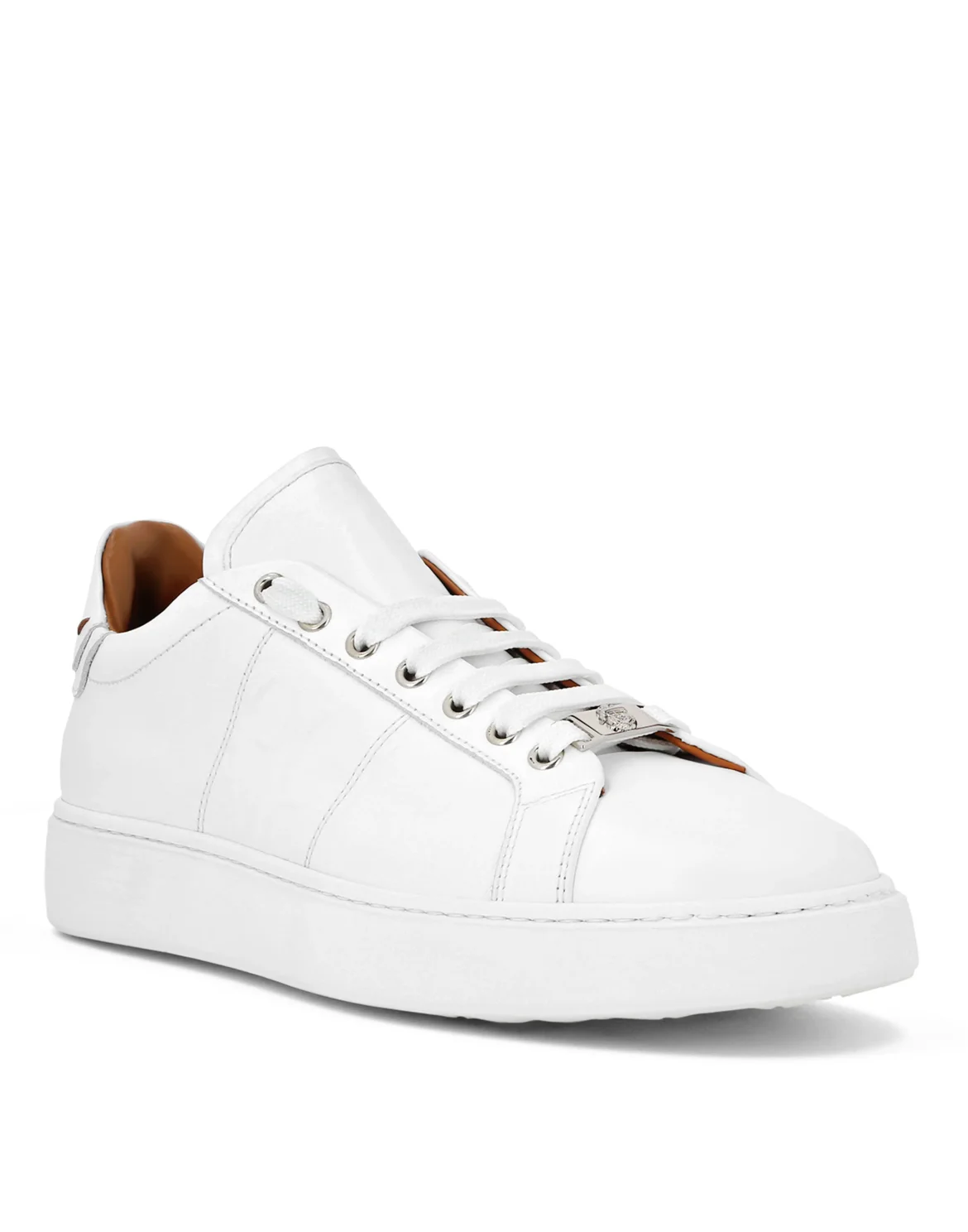 Nappa Lo-Top Sneakers, цвет: Белый