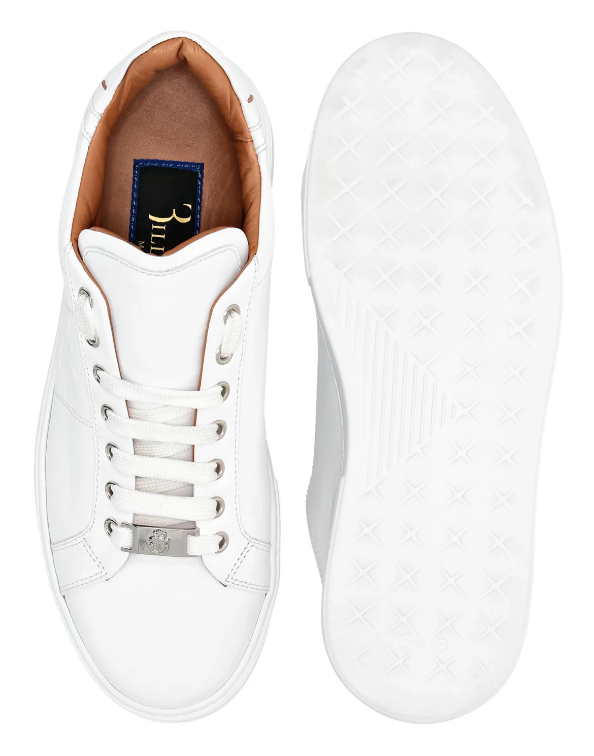 Nappa Lo-Top Sneakers, цвет: Белый
