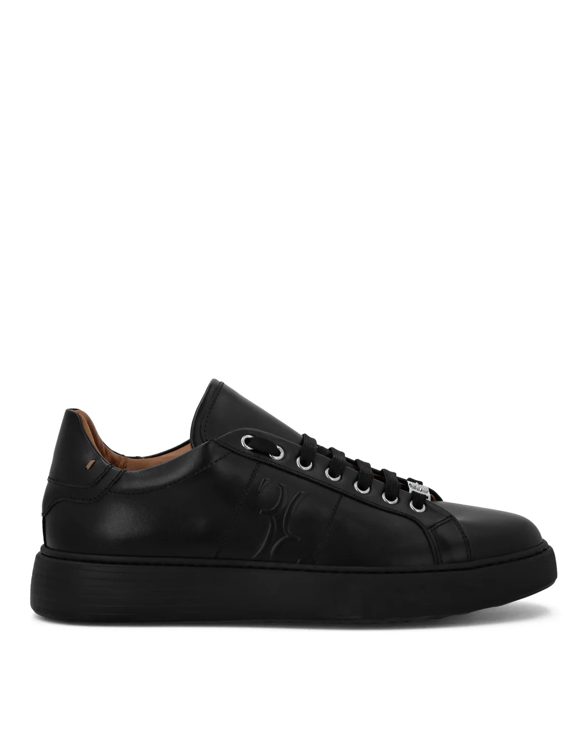Nappa Lo-Top Sneakers, цвет: Черный