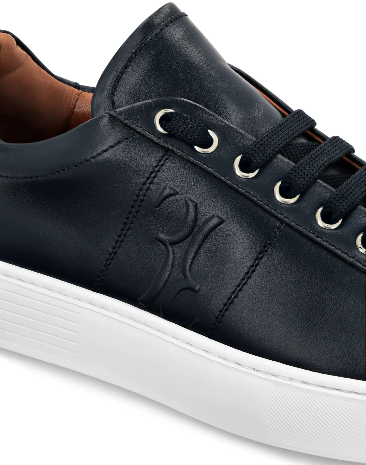 Nappa Lo-Top Sneakers, цвет: Синий