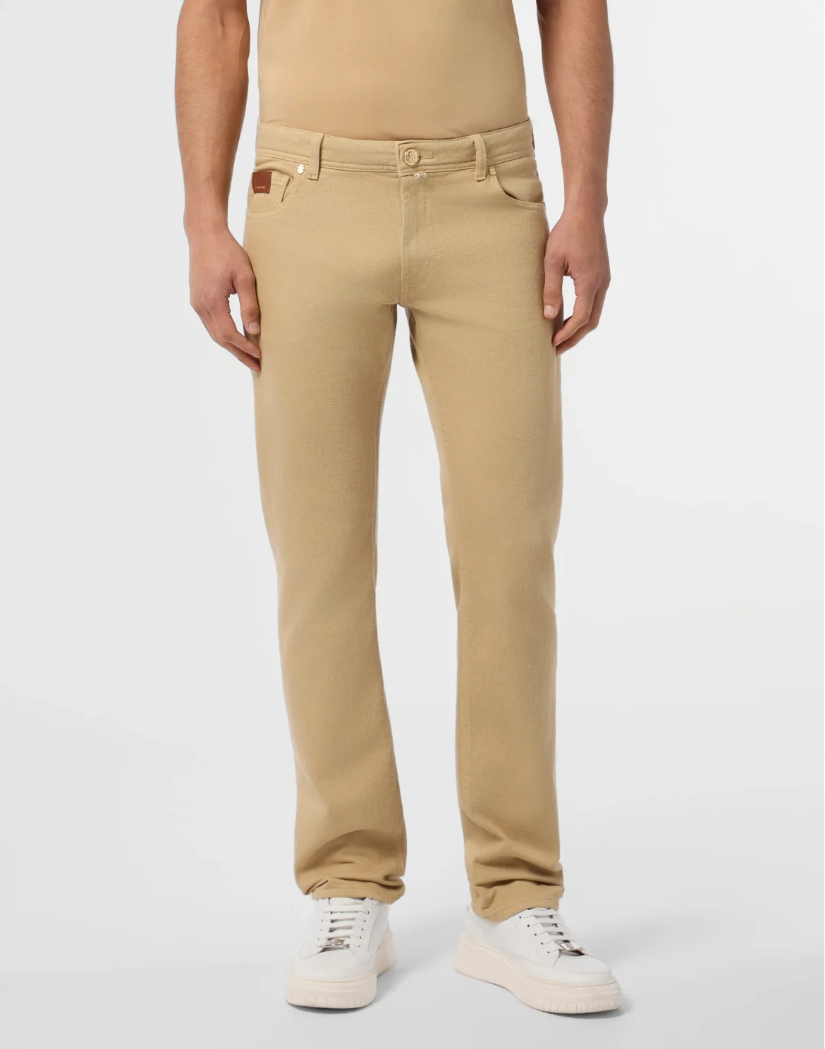 Super Straight Cut Jeans, цвет: Бежевый