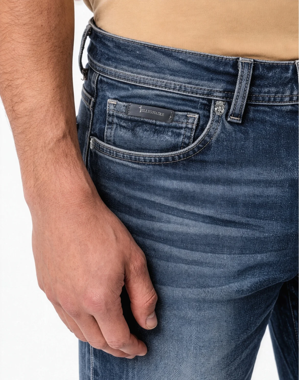 Super Straight Cut Jeans, цвет: Синий