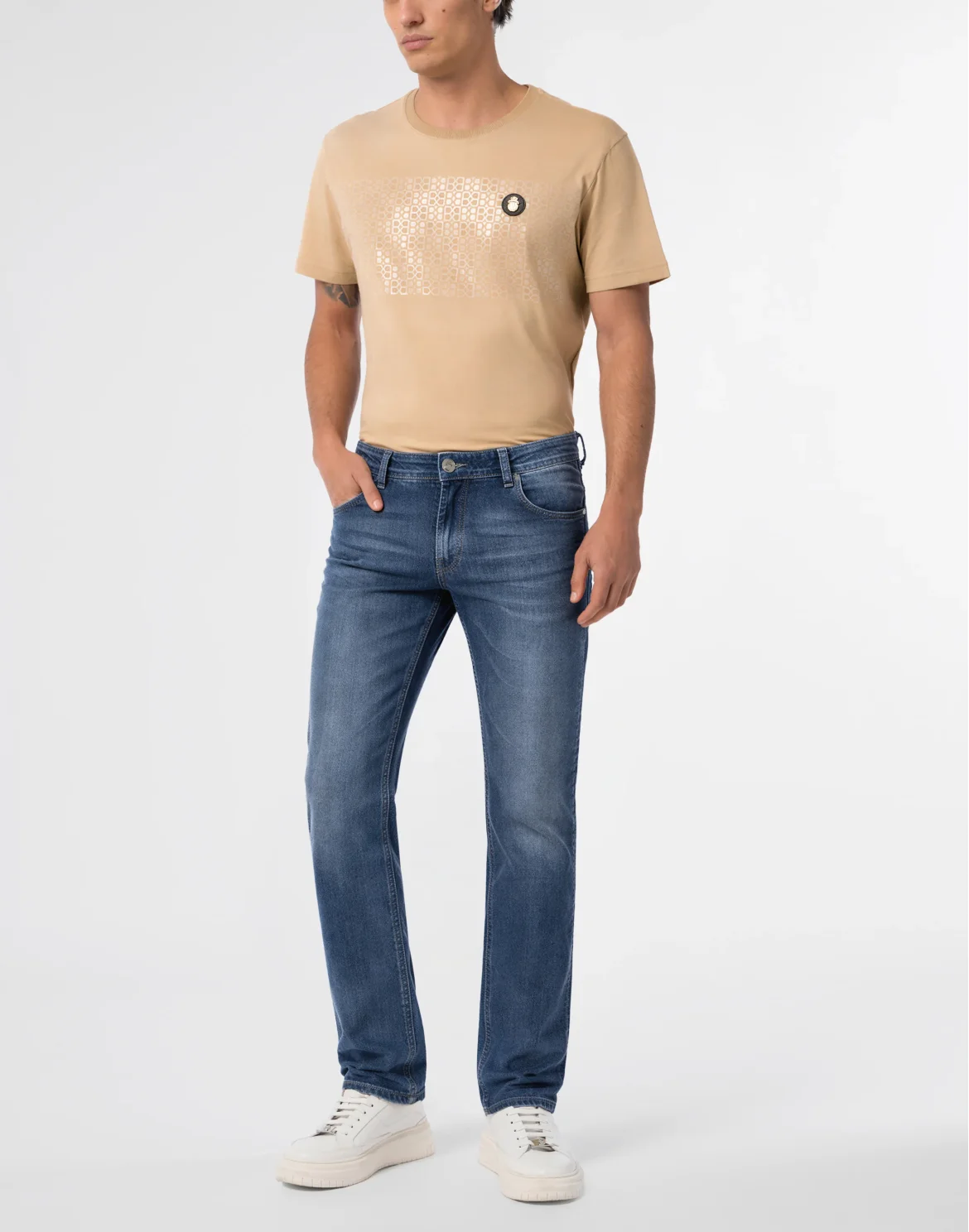 Super Straight Cut Jeans, цвет: Синий
