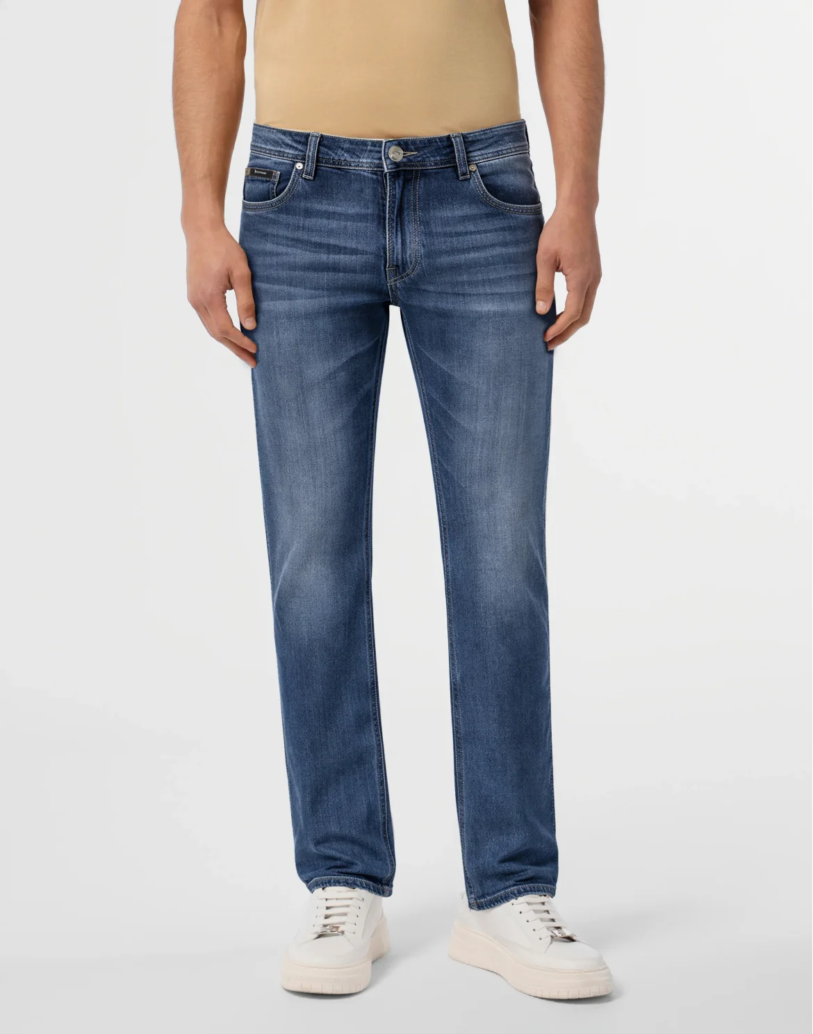Super Straight Cut Jeans, цвет: Синий