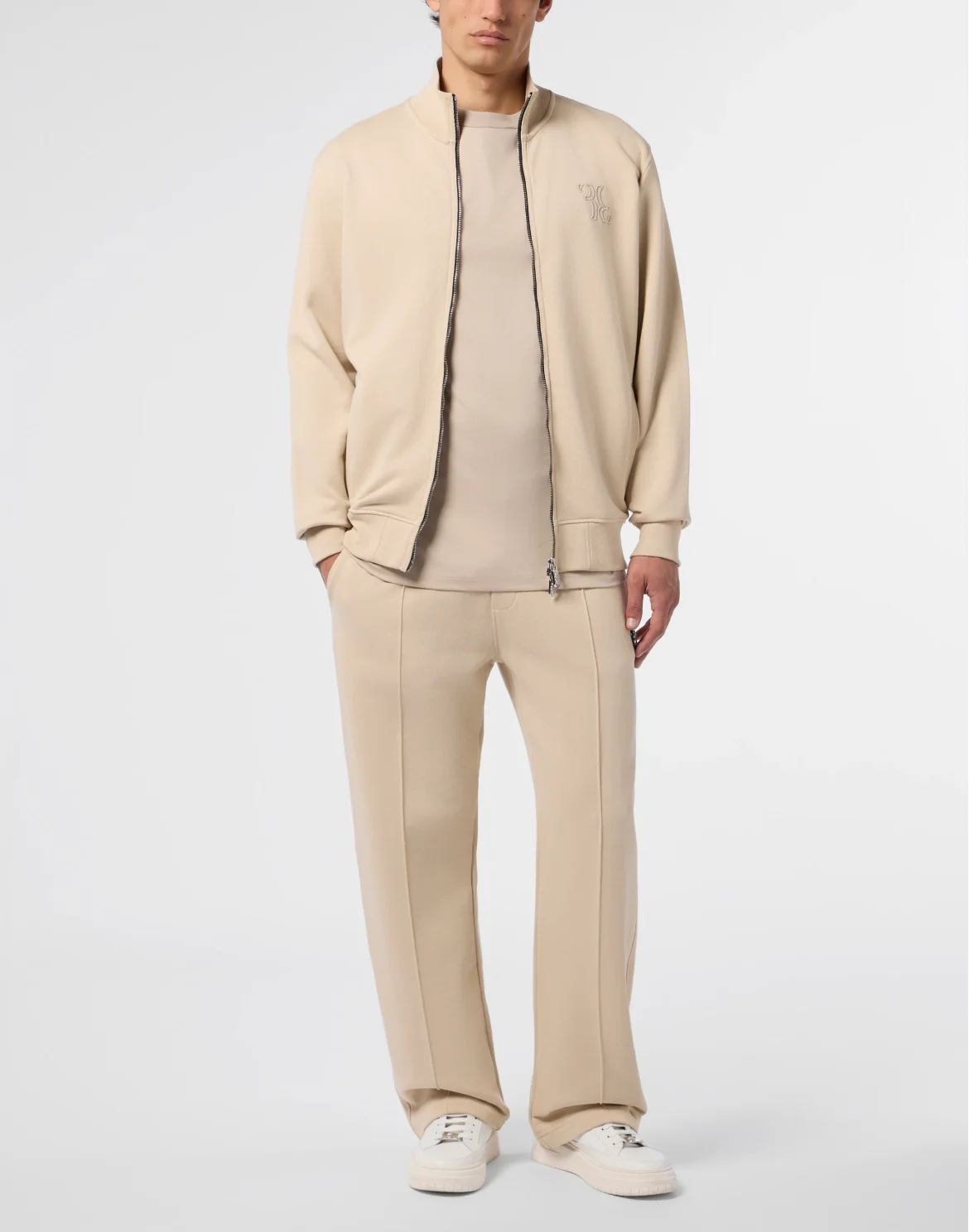 Tracksuit Jacket LS, цвет: Бежевый