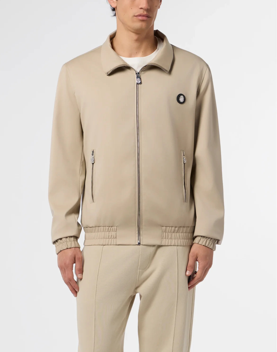 Wool Tracksuit Jacket, цвет: Бежевый