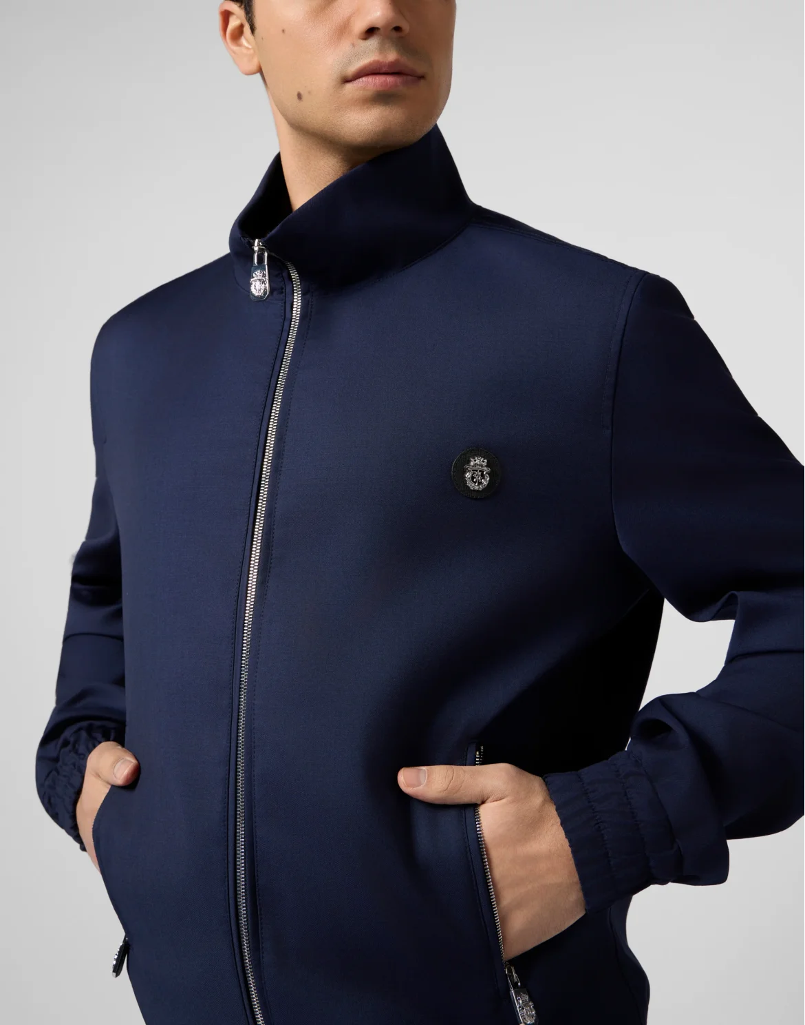 Wool Tracksuit Jacket, цвет: Синий