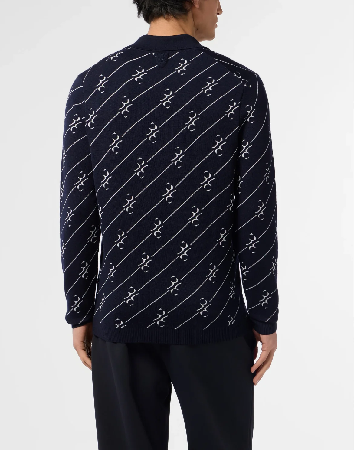 Polo Longsleeve All-Over BB, цвет: Синий