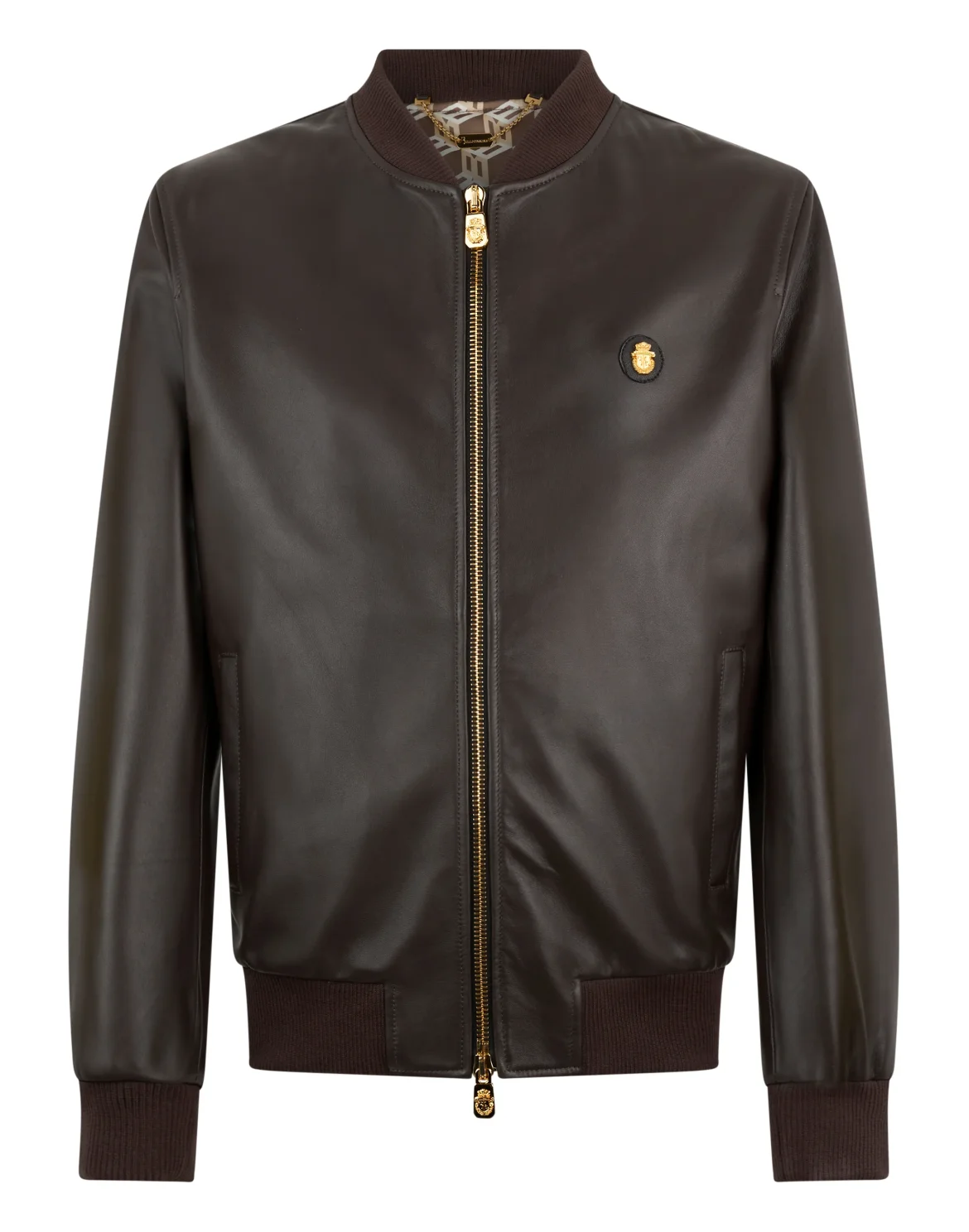 Nappa Leather Bomber Basic, цвет: Коричневый