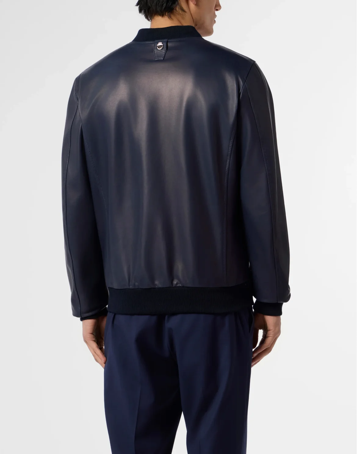 Nappa Leather Bomber Basic, цвет: Синий
