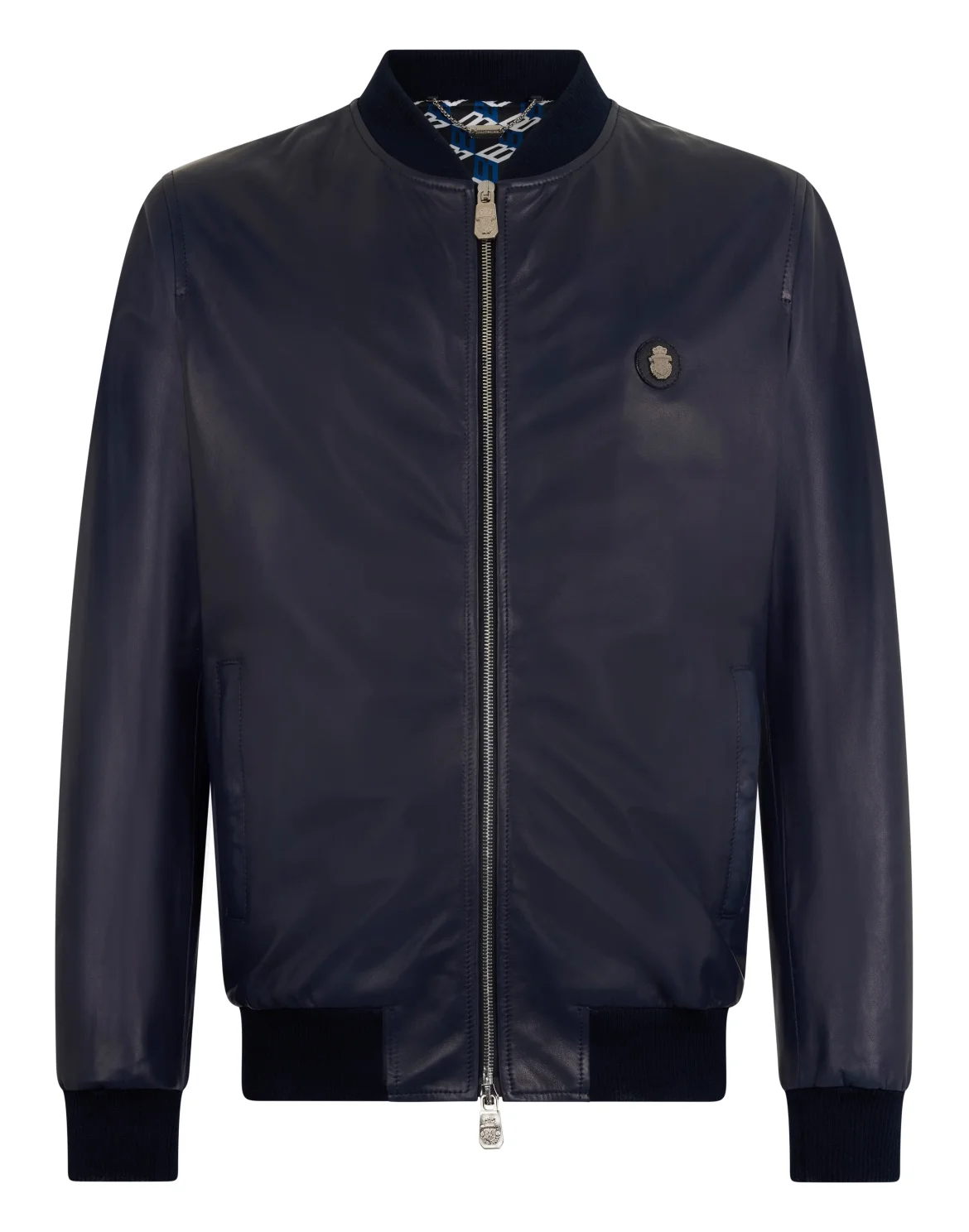 Nappa Leather Bomber Basic, цвет: Синий