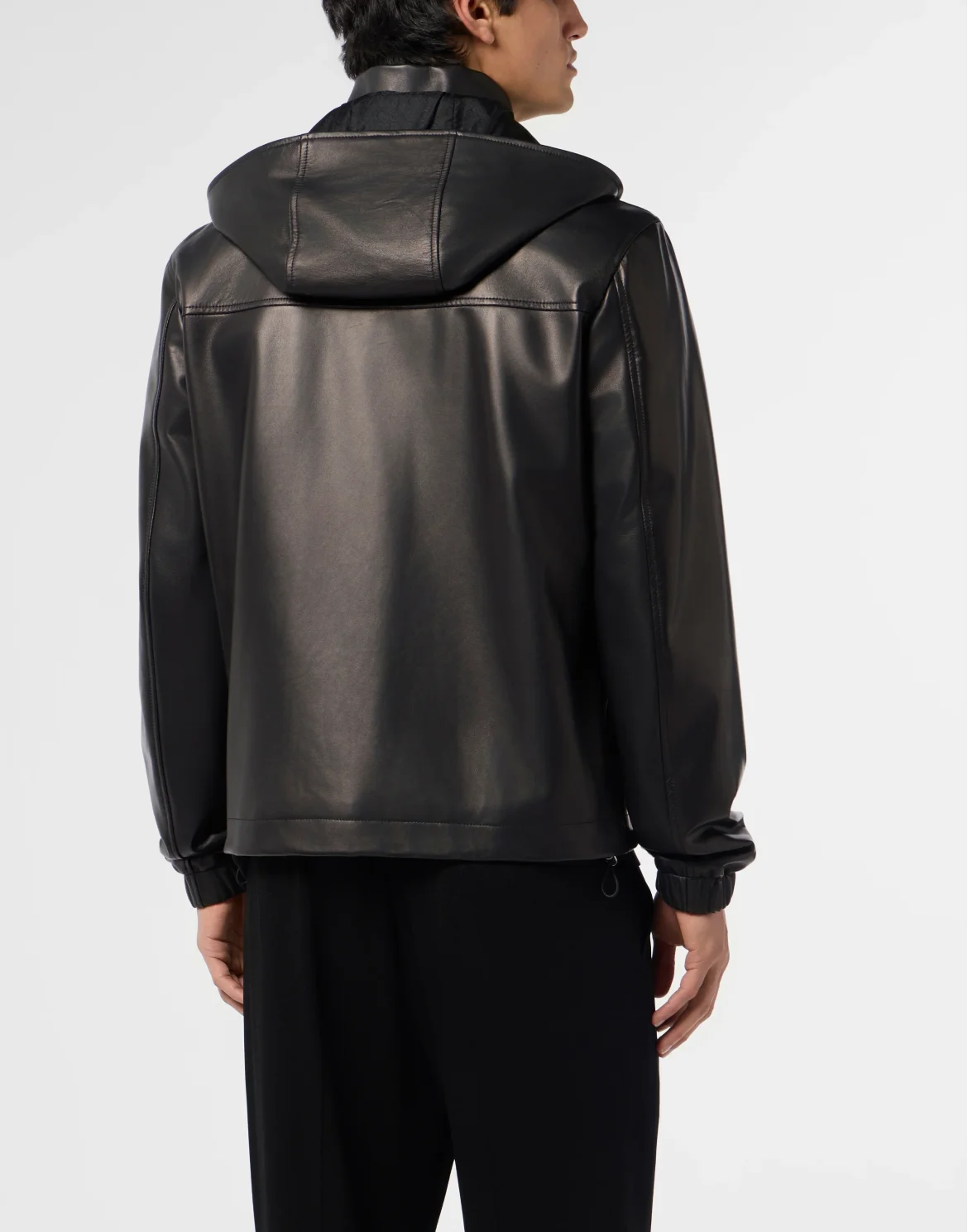 Nappa Leather Windbreaker Basic, цвет: Черный