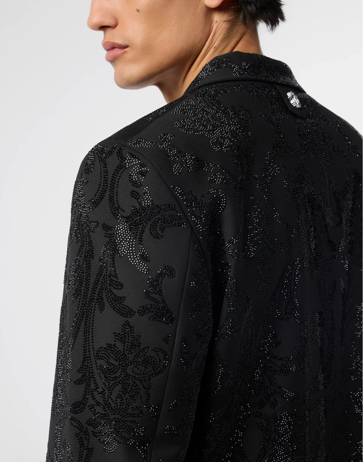 Blazer Brocade Strass, цвет: Черный