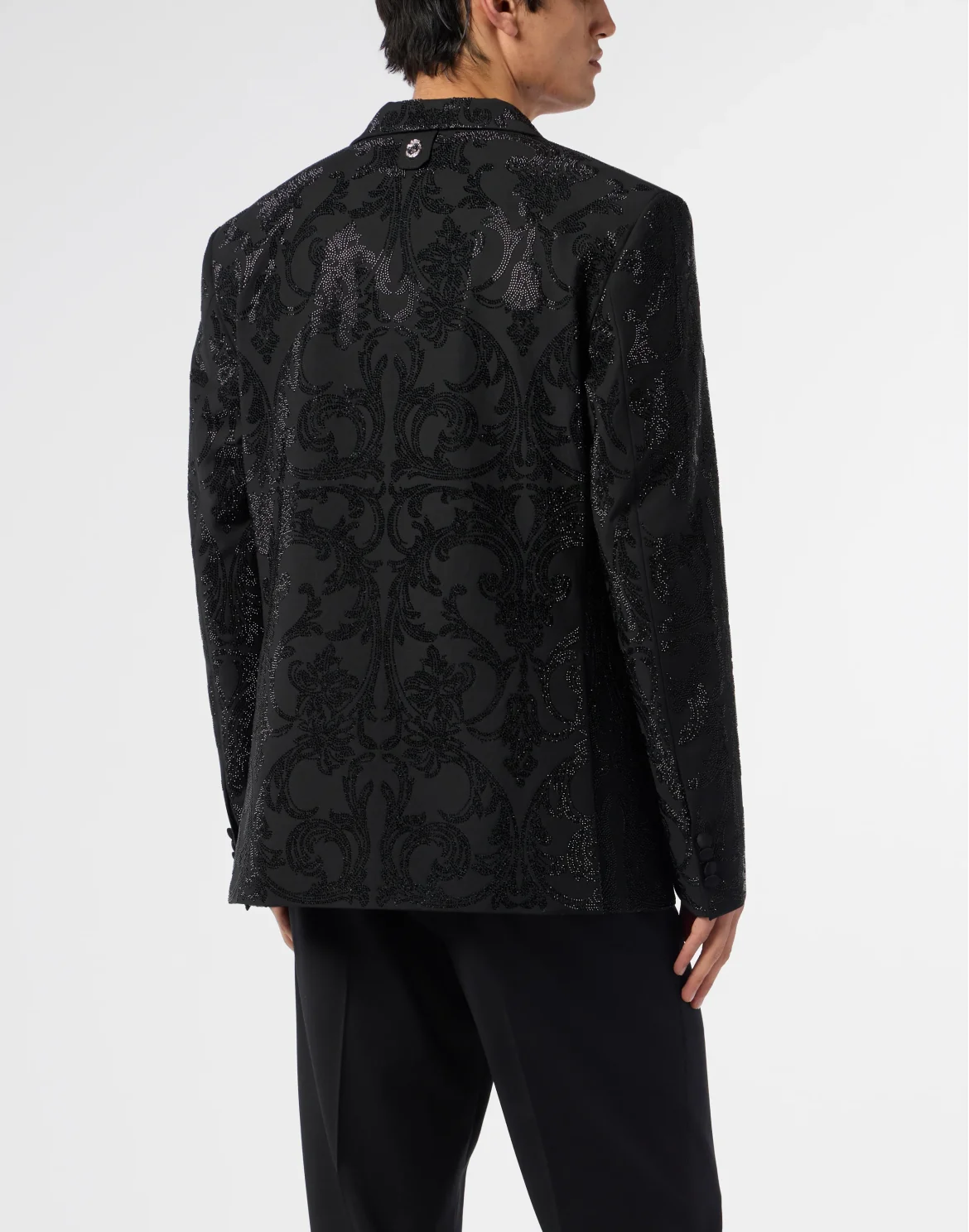 Blazer Brocade Strass, цвет: Черный