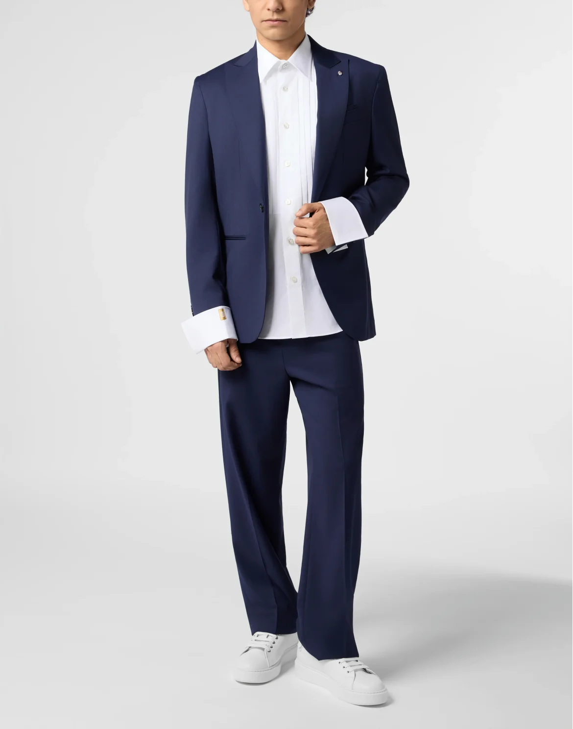 Gold Cut Tuxedo Shirt, цвет: Белый